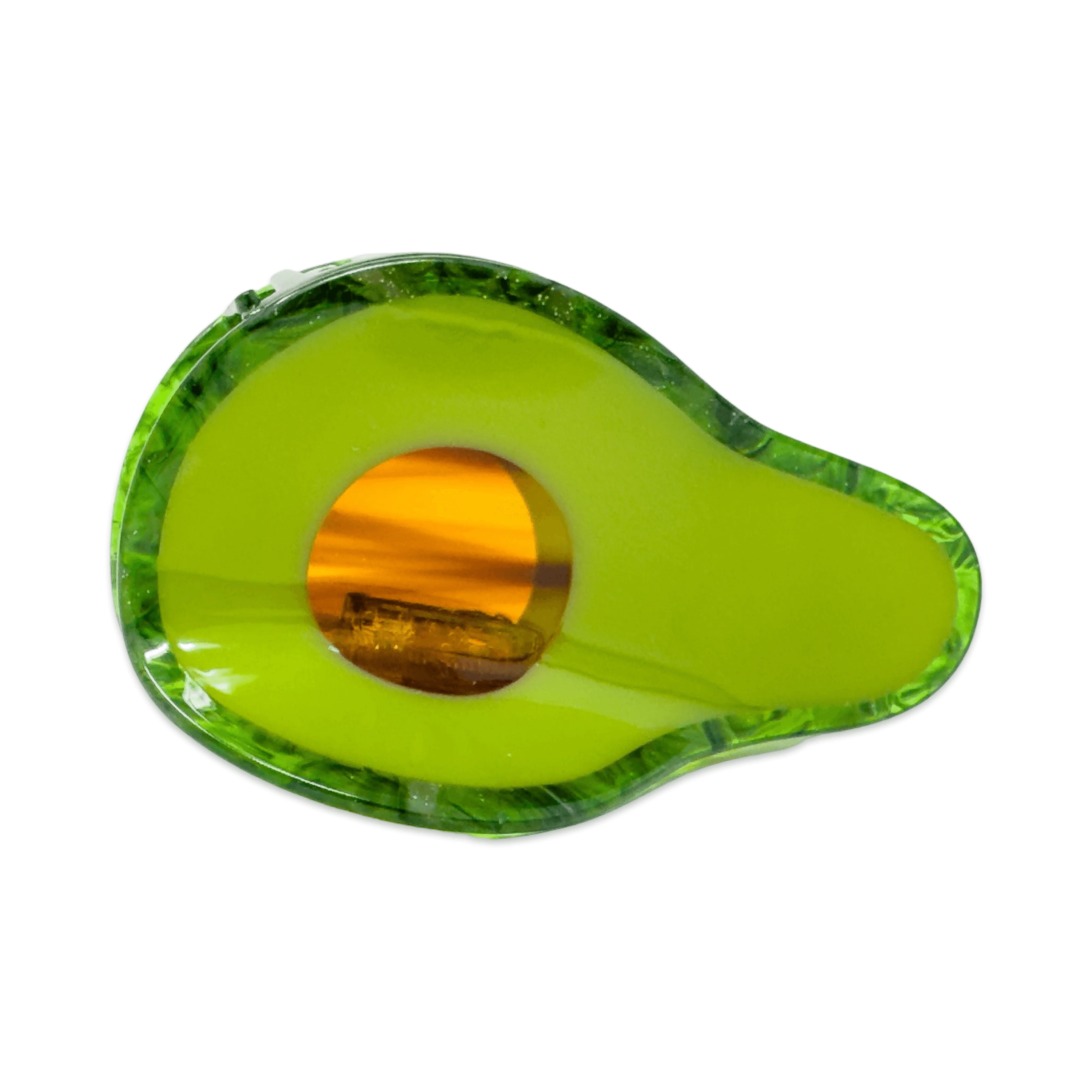Large Avocado Hair Claw Clip
