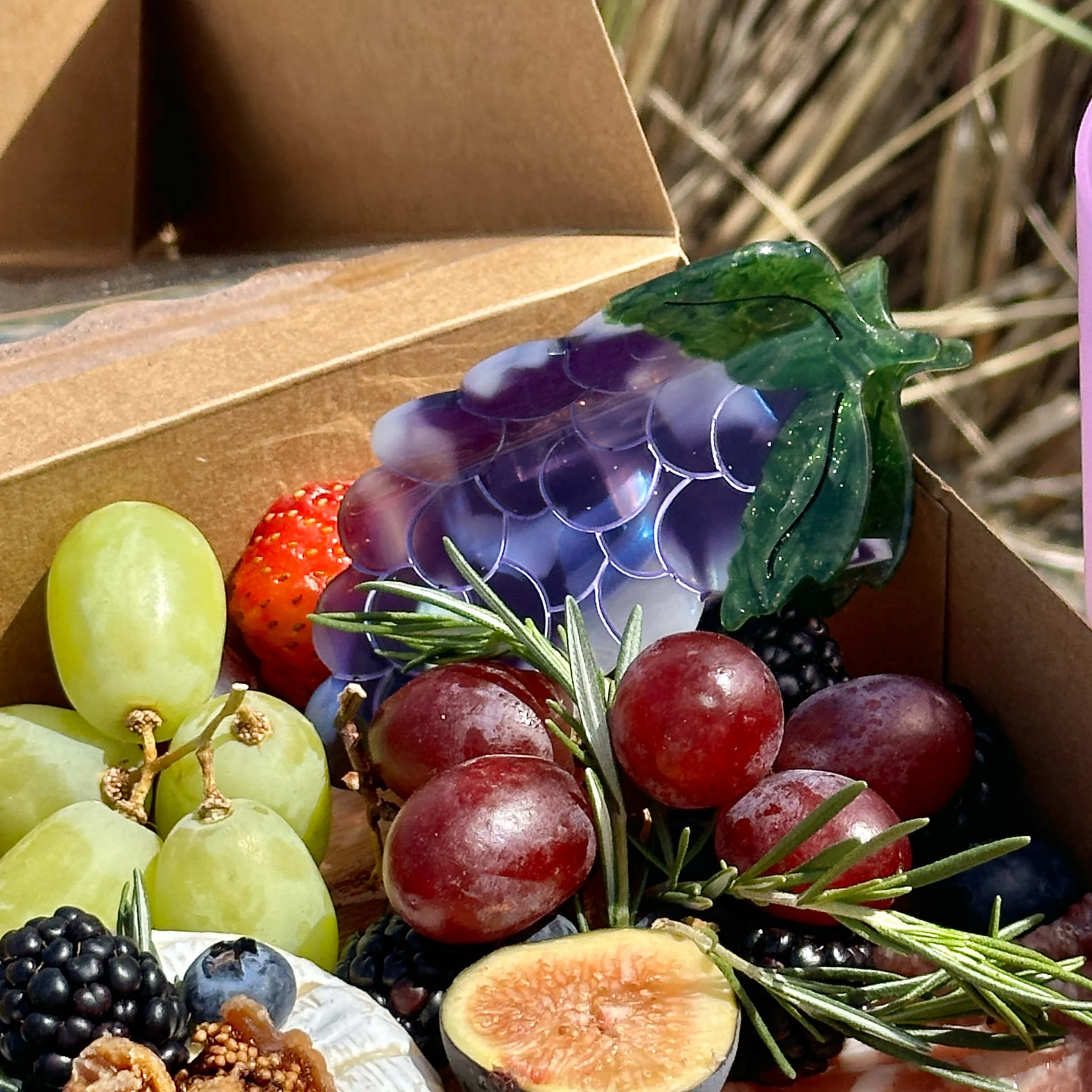 Large Grapes Hair Claw Clip