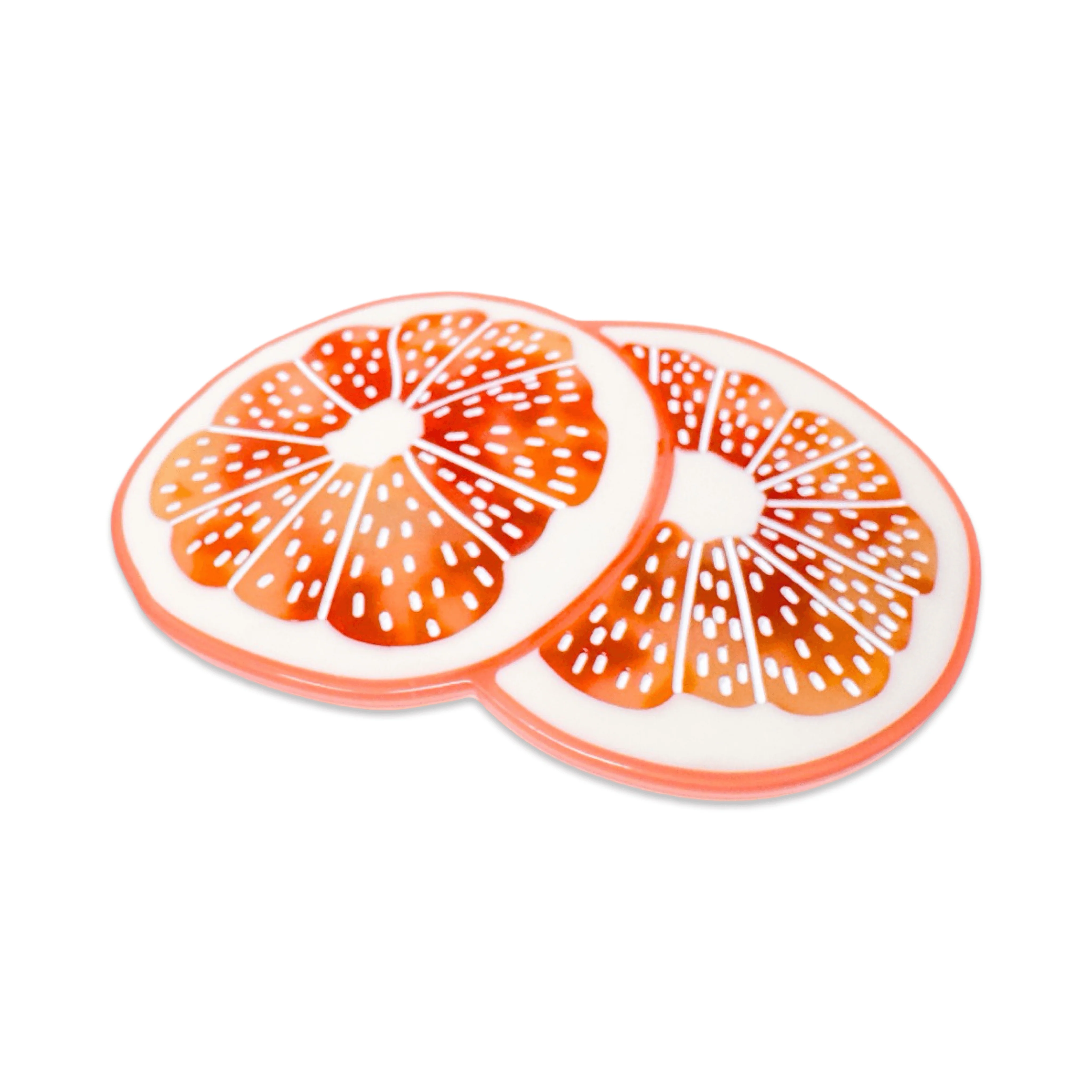 Grapefruit French Barrette