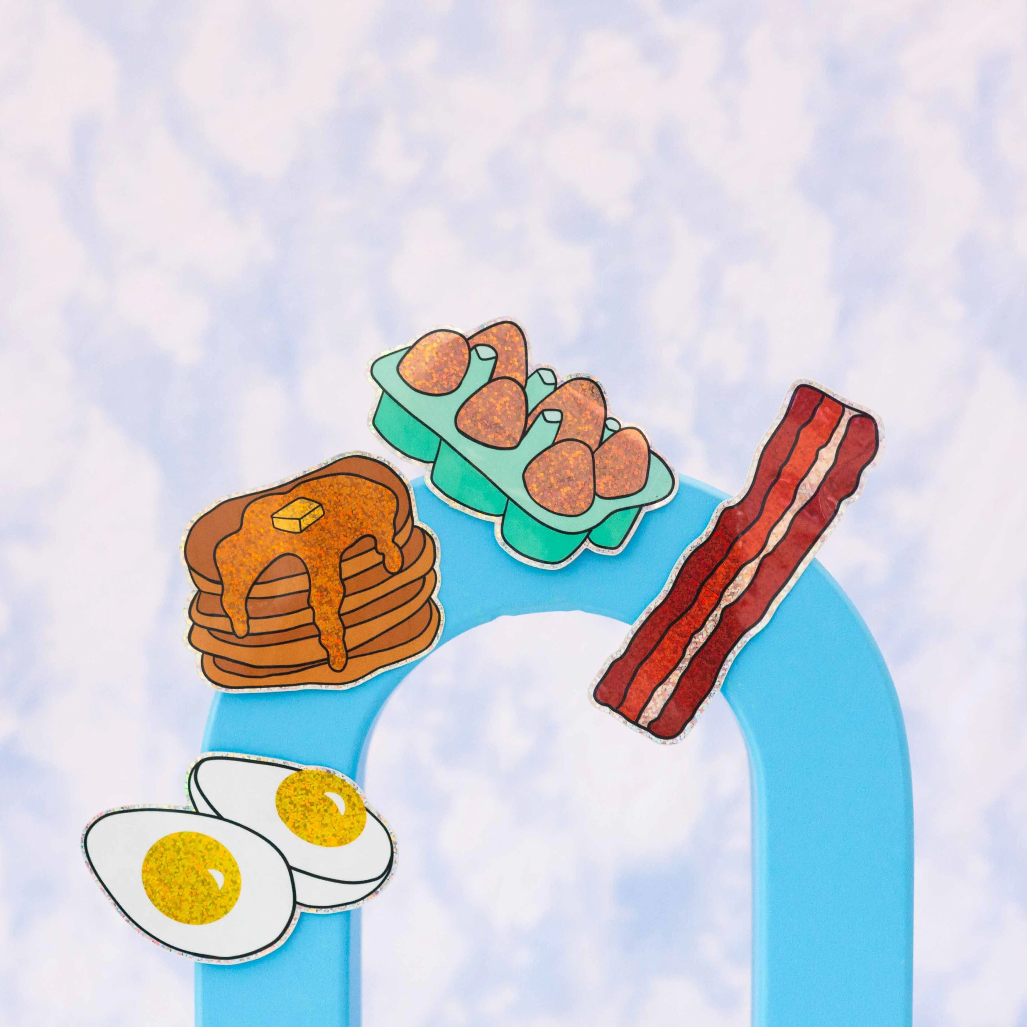 Glitter Half Dozen Eggs Sticker