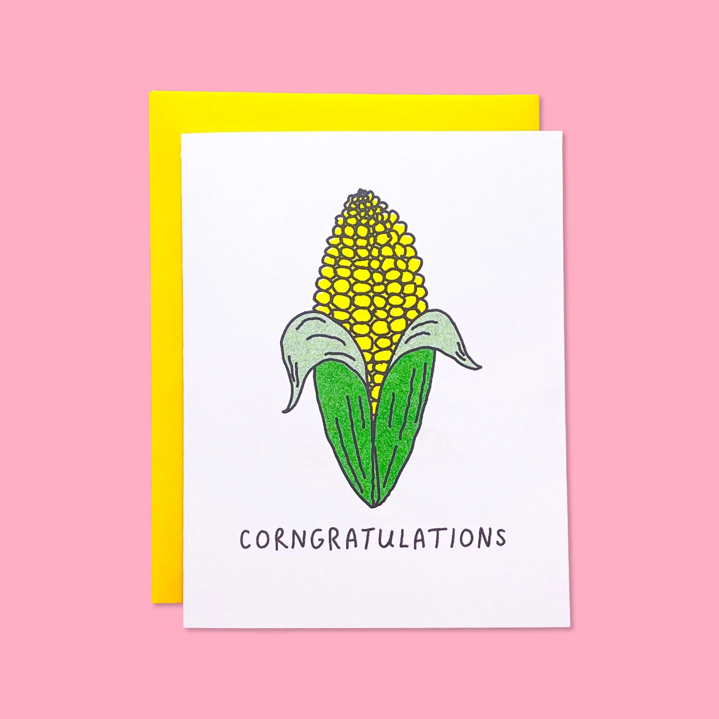 CORNgratulations Risograph Card