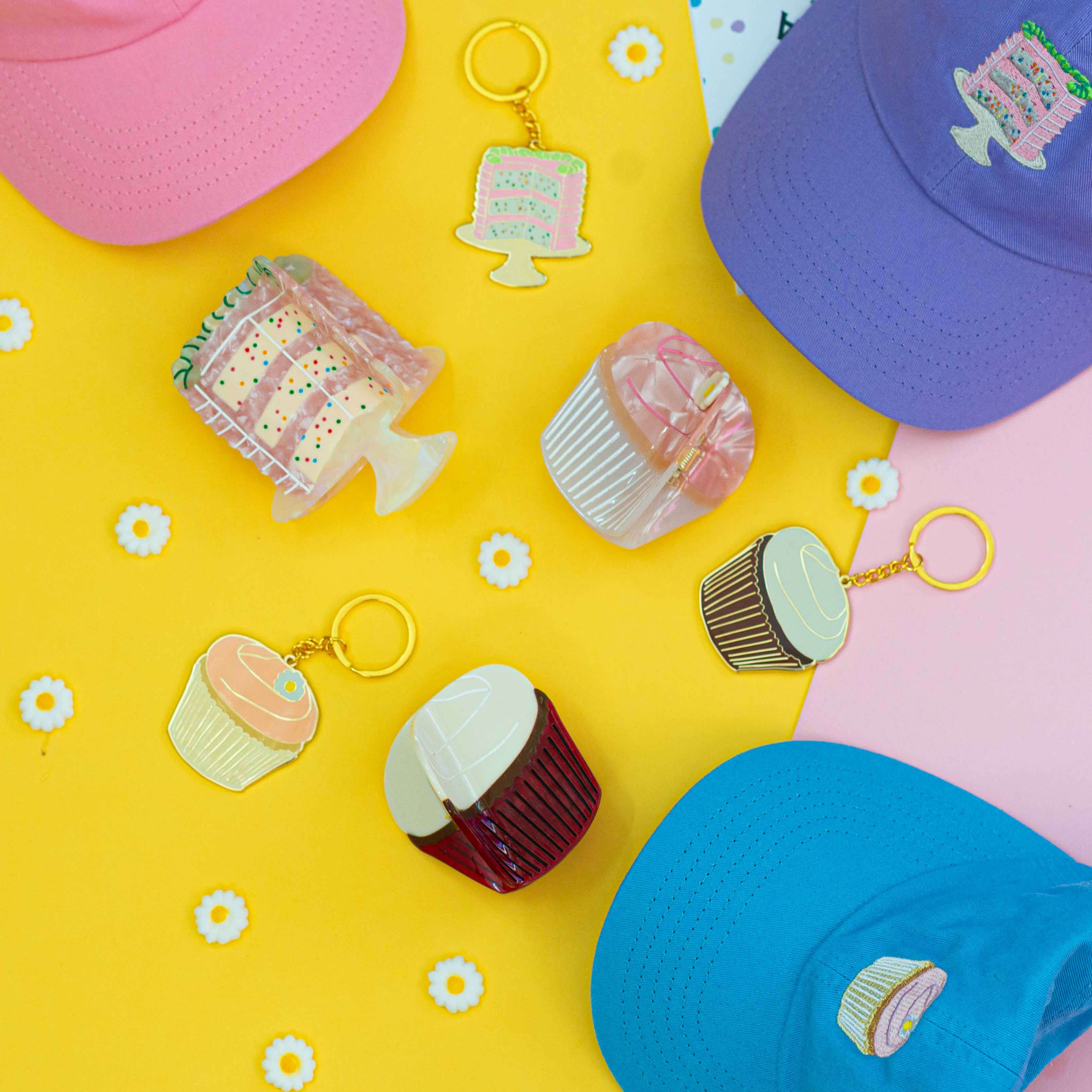 Carrie Cupcake Embroidered Hat