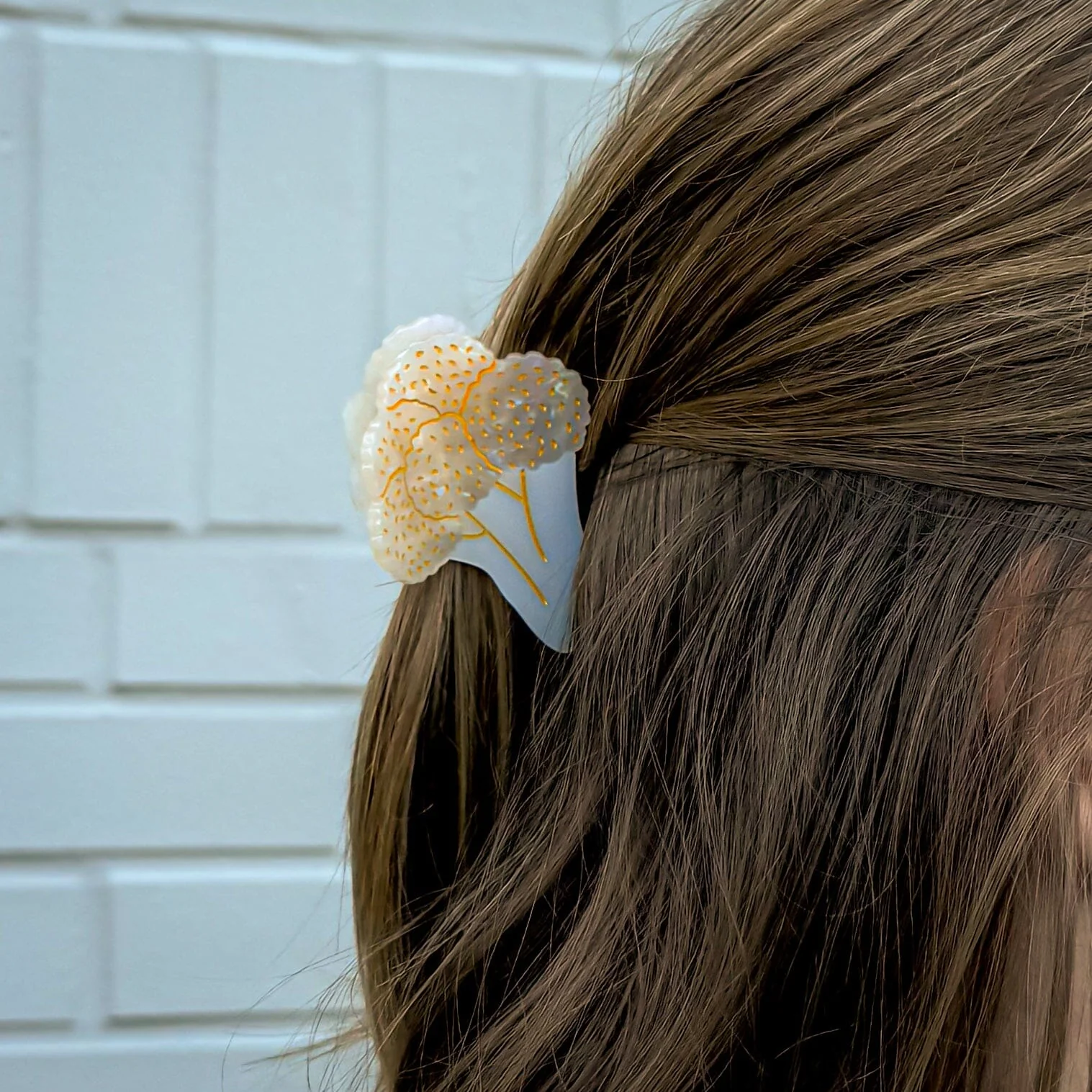 Midi Cauliflower Hair Claw Clip