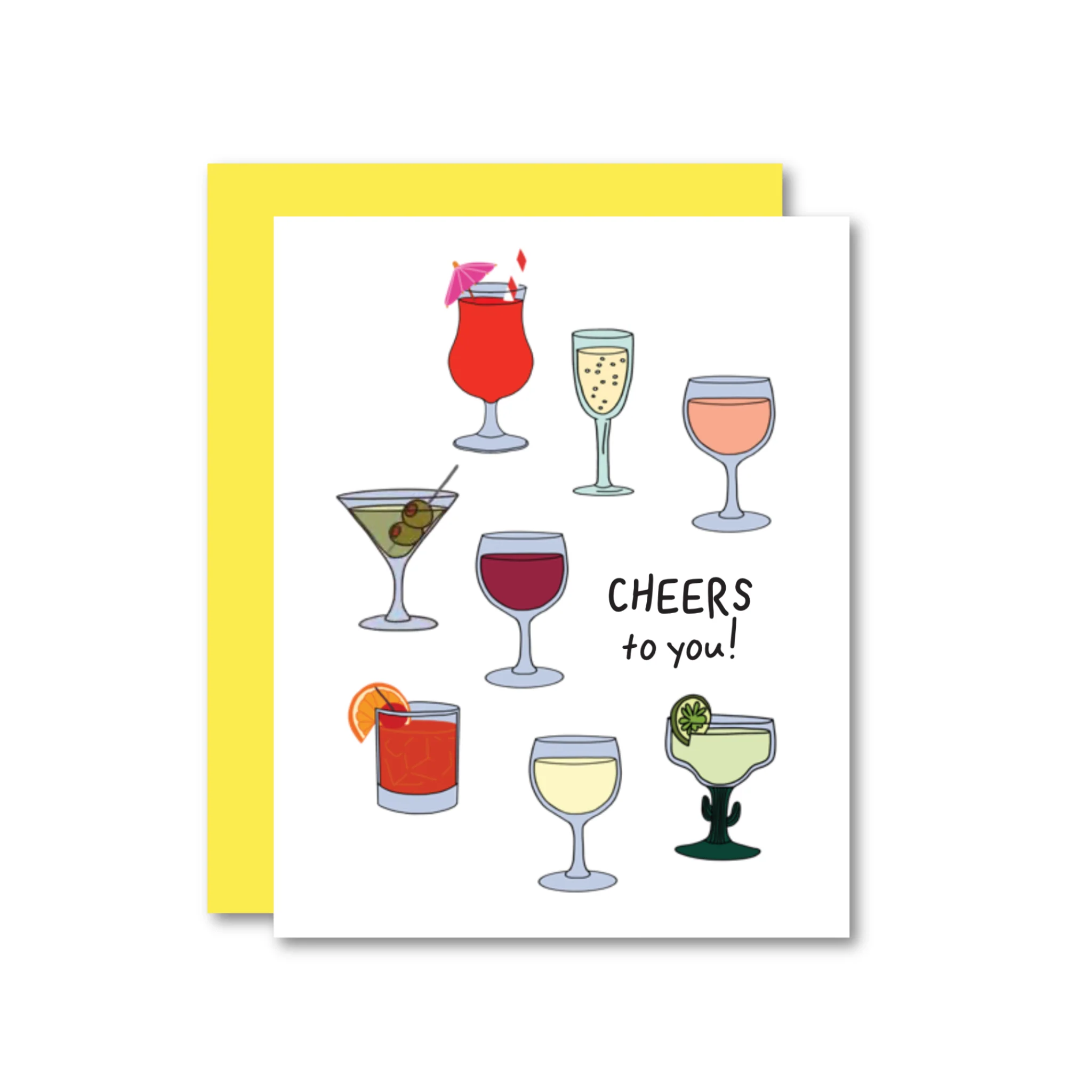 Cheers to You Risograph Card