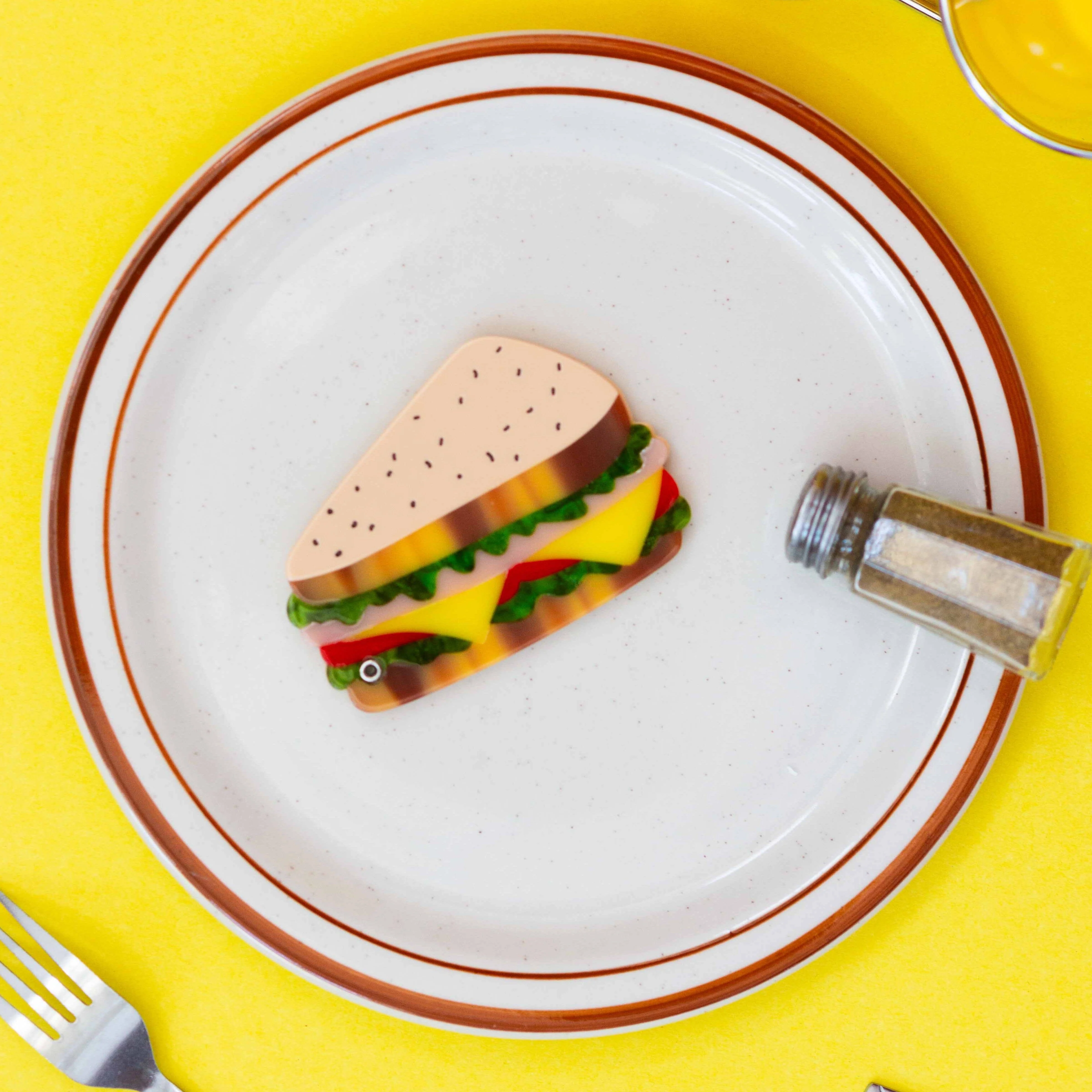 Deli Sandwich Compact Mirror