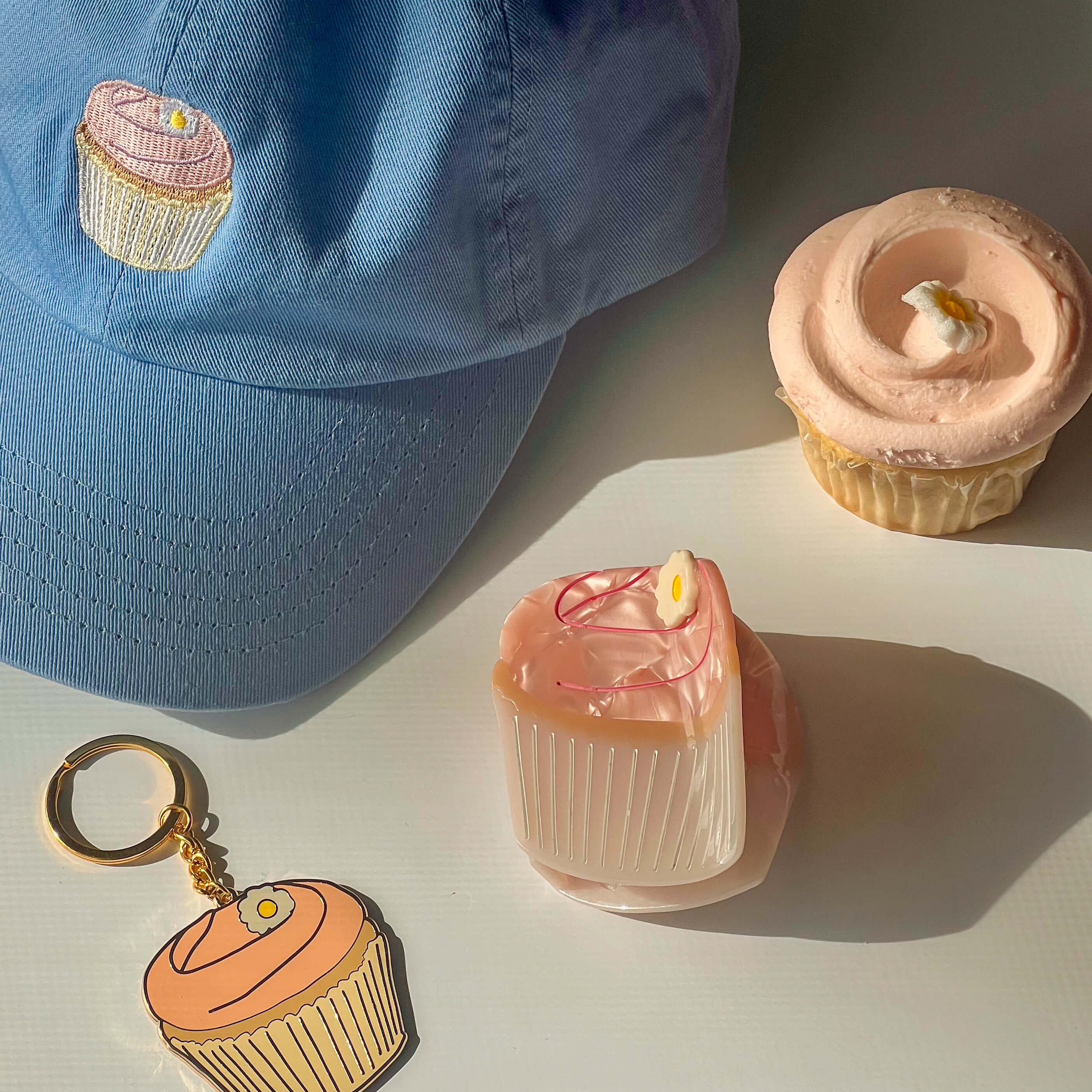 Carrie Cupcake Embroidered Hat