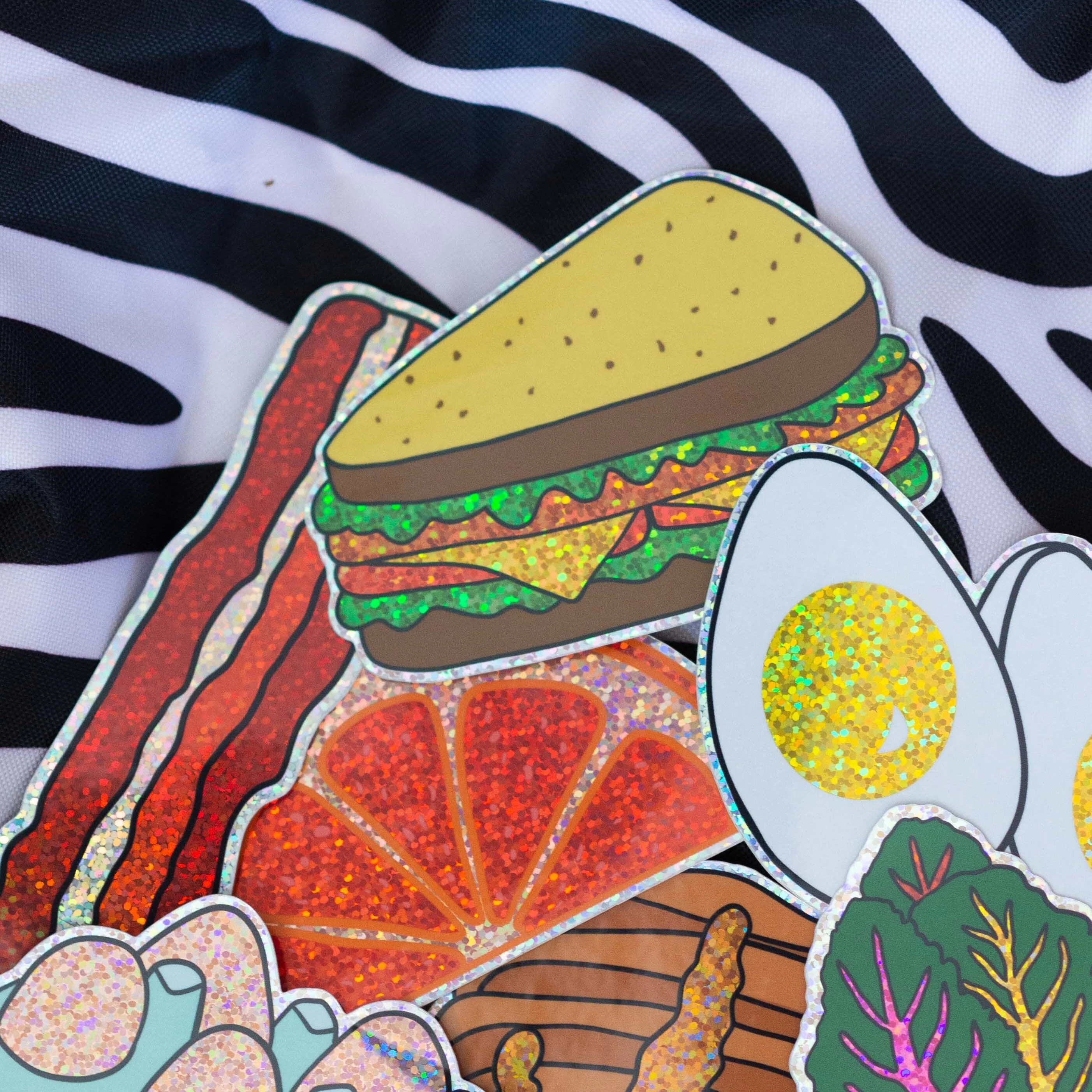 Glitter Deli Sandwich Sticker