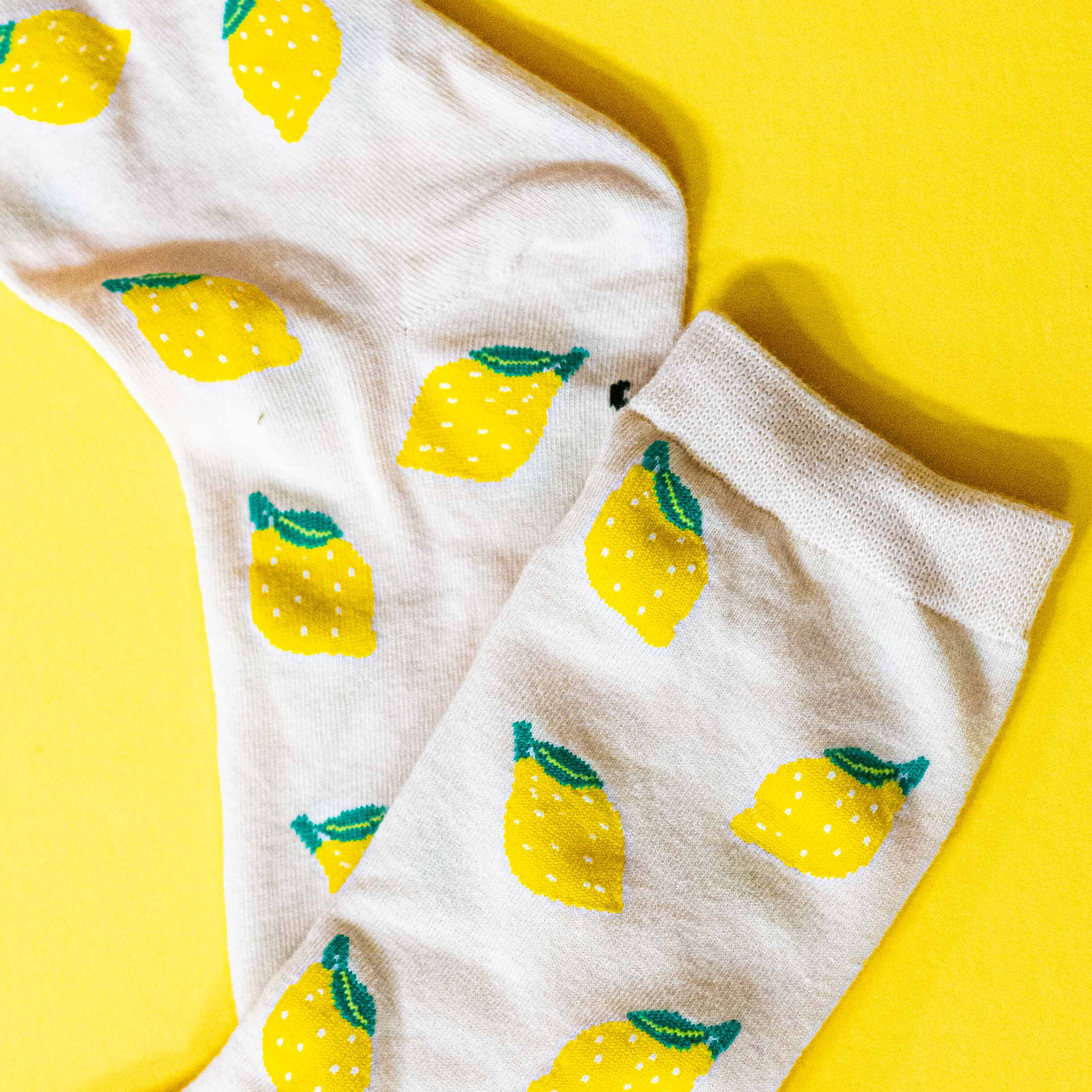 Lemon Crew Socks