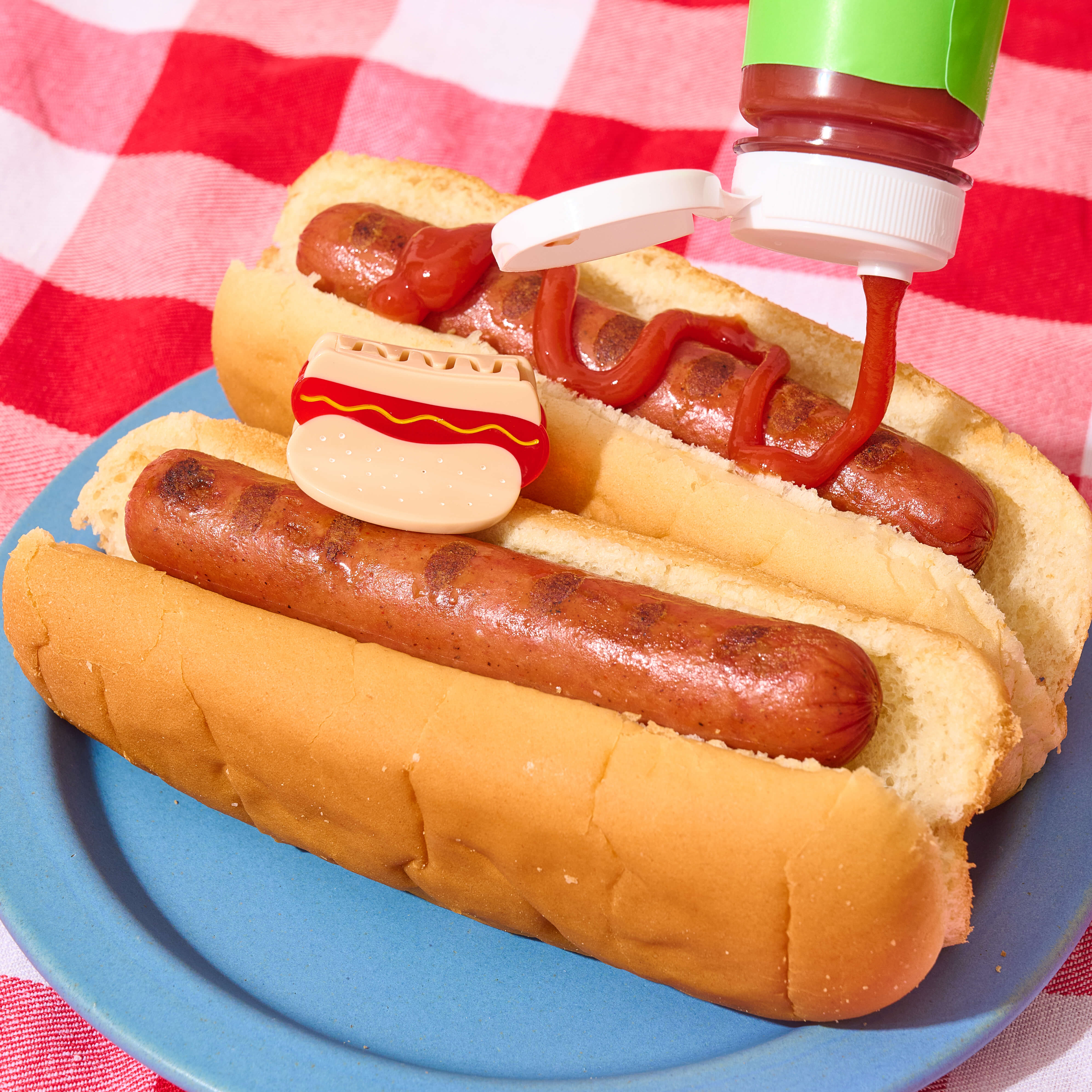 Mini Hot Dog Hair Claw Clip