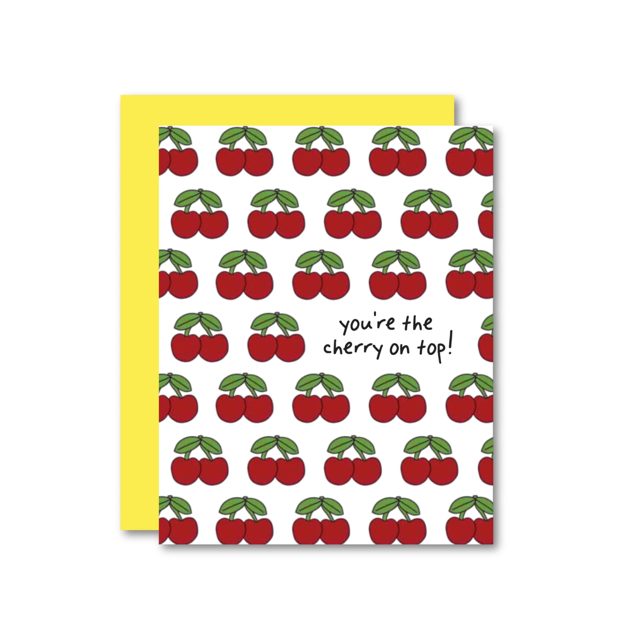 Cherry on Top Risograph Card