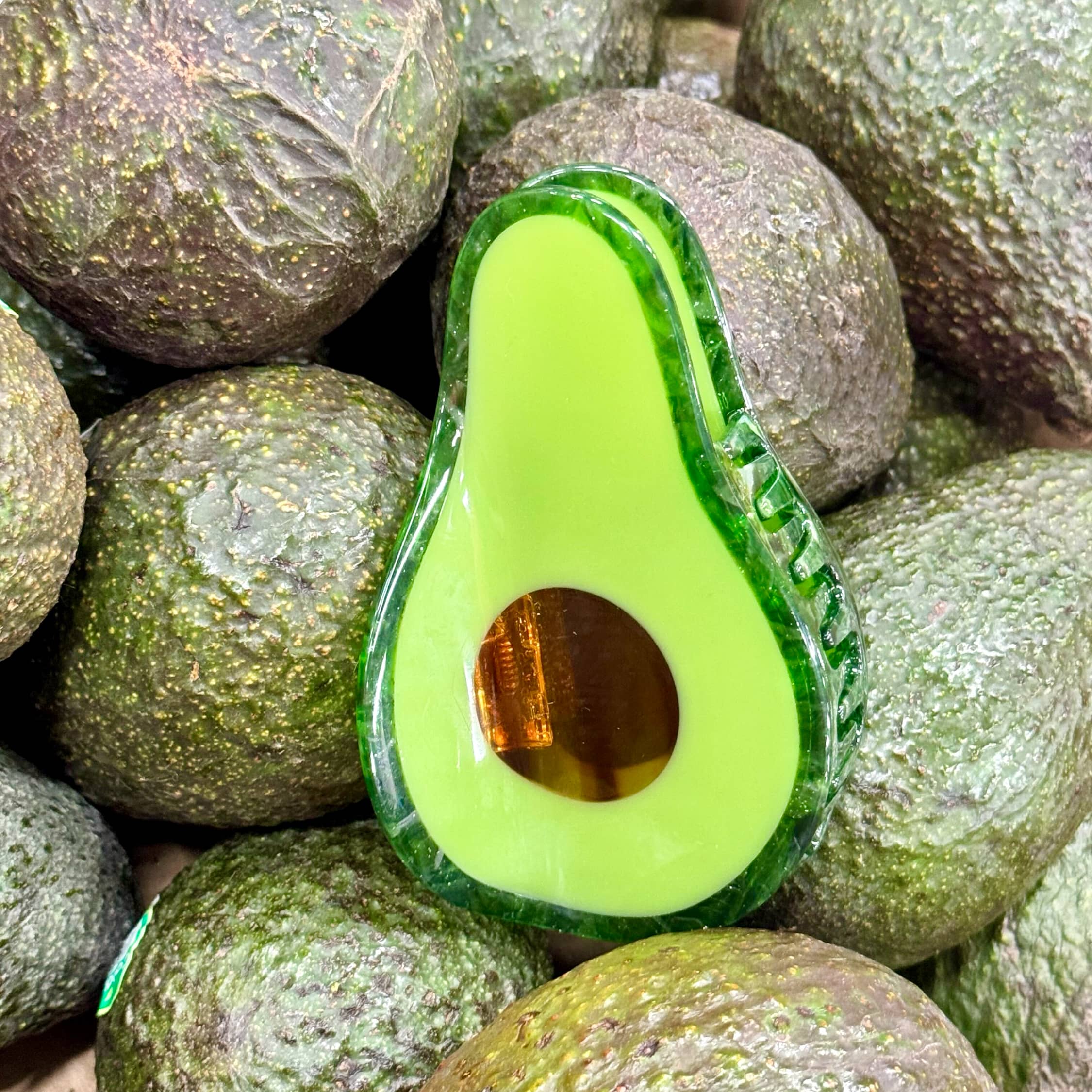 Large Avocado Hair Claw Clip