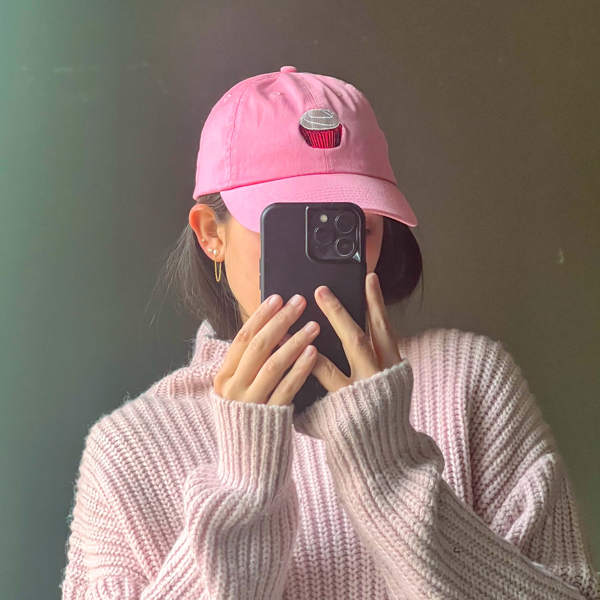 Red Velvet Cupcake Embroidered Hat