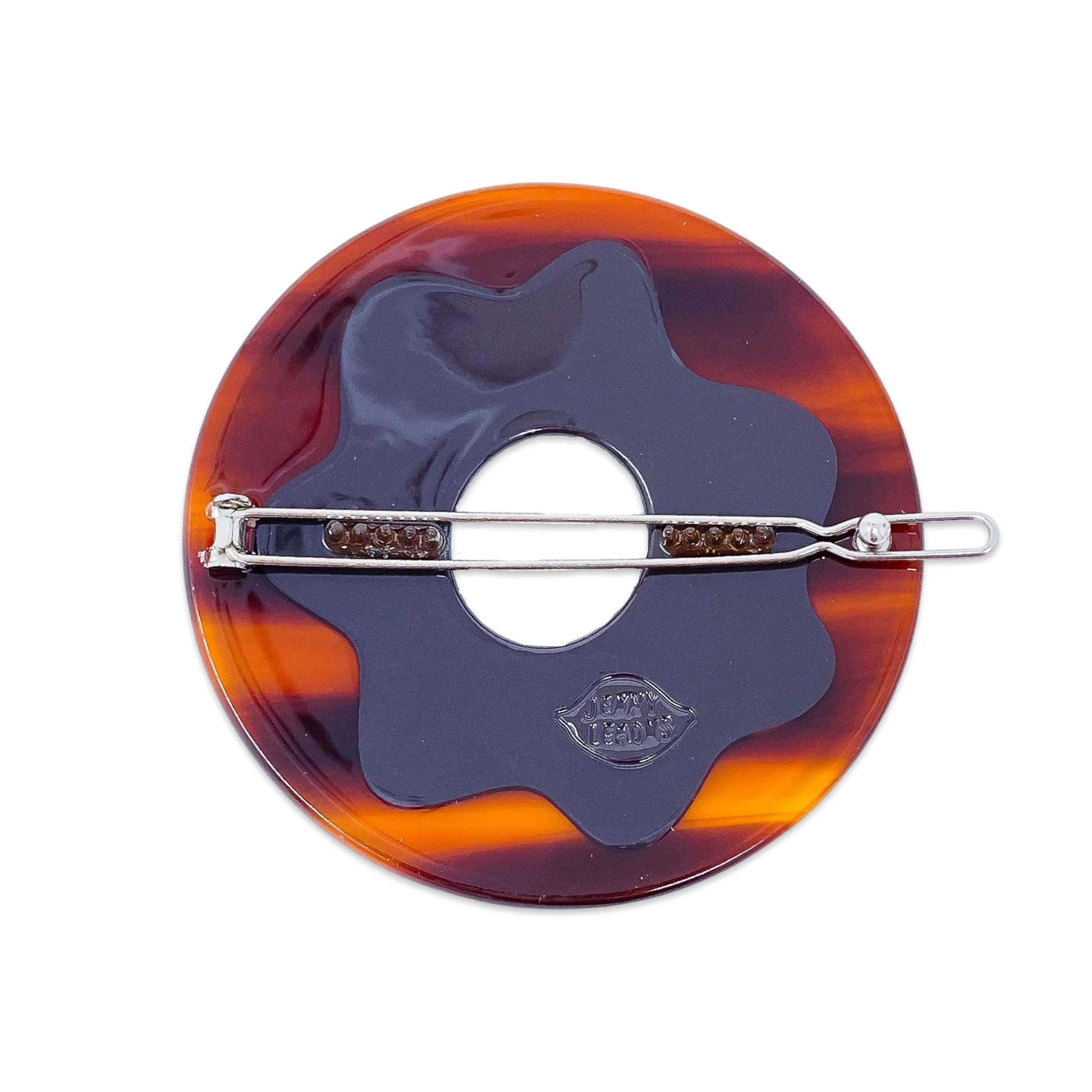 Chocolate Sprinkle Donut Clasp Clip