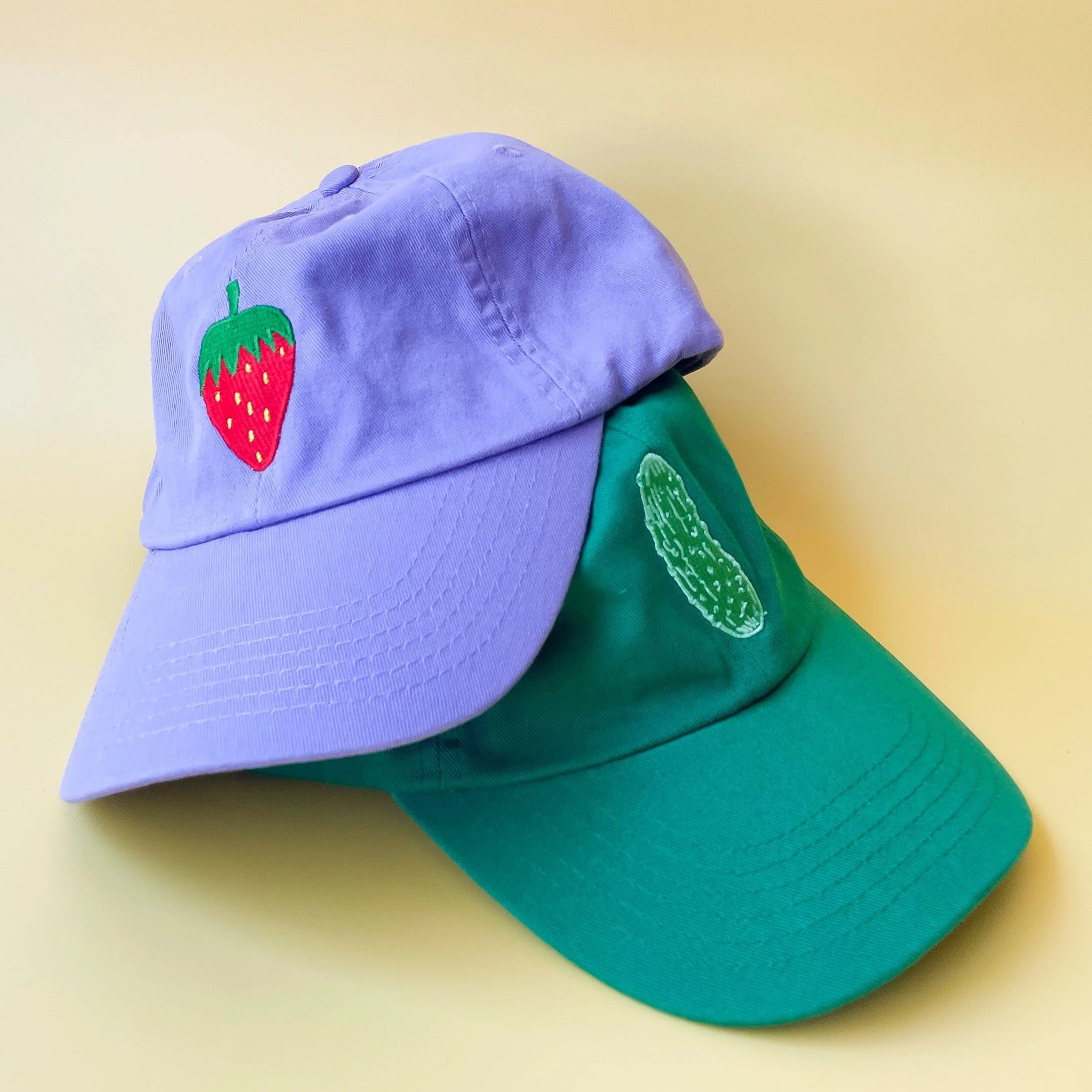 Strawberry Embroidered Hat