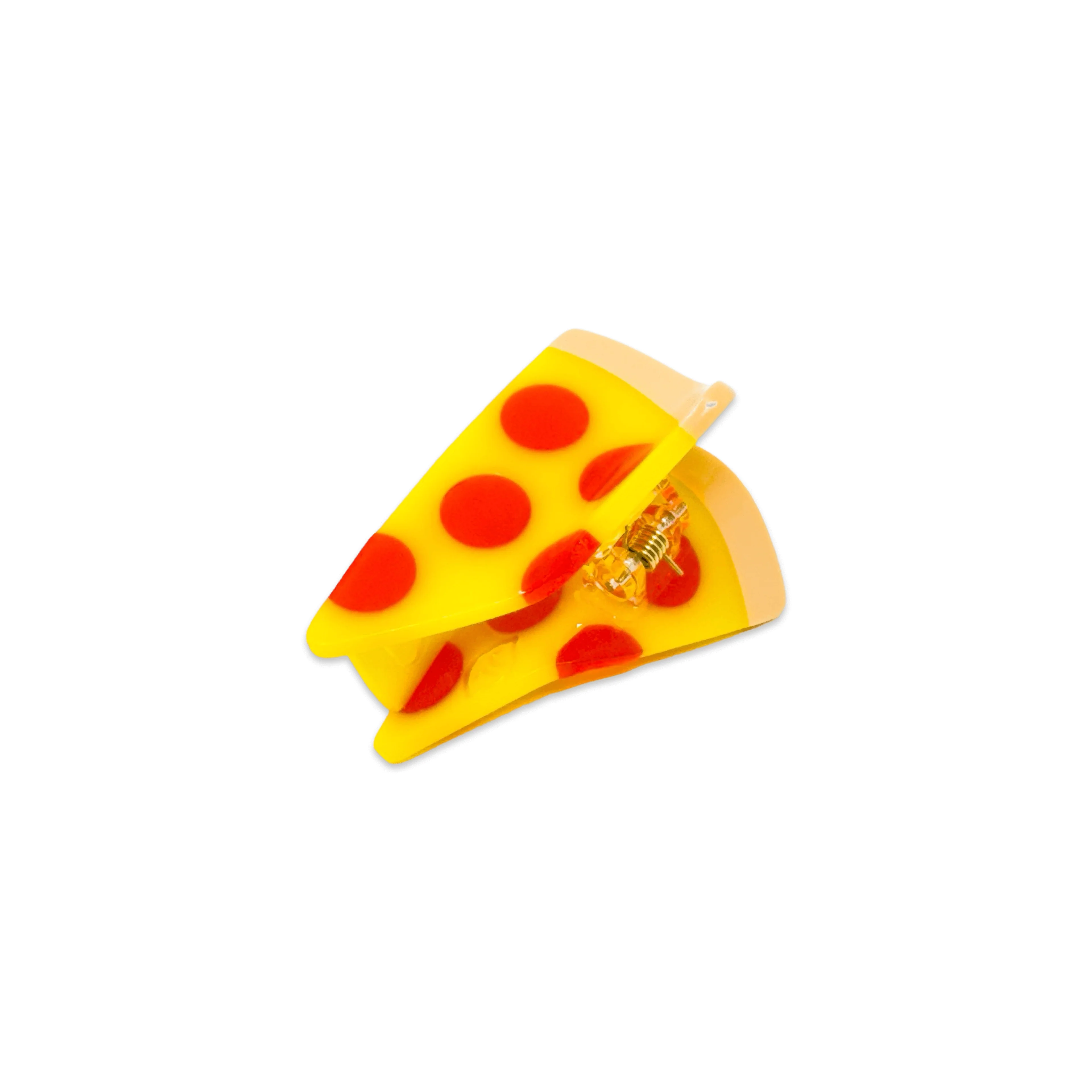 Mini Pizza Hair Claw Clip
