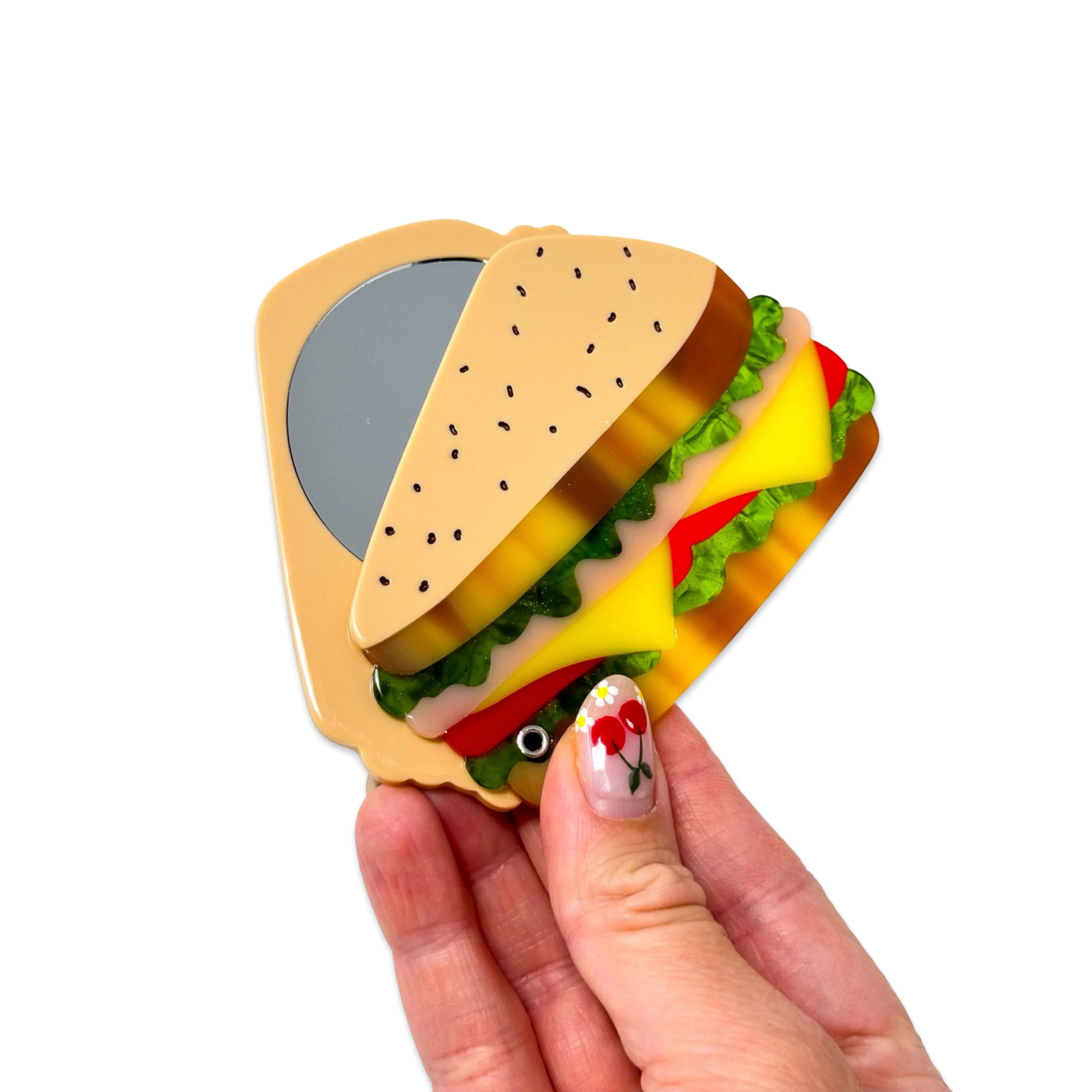 Deli Sandwich Compact Mirror