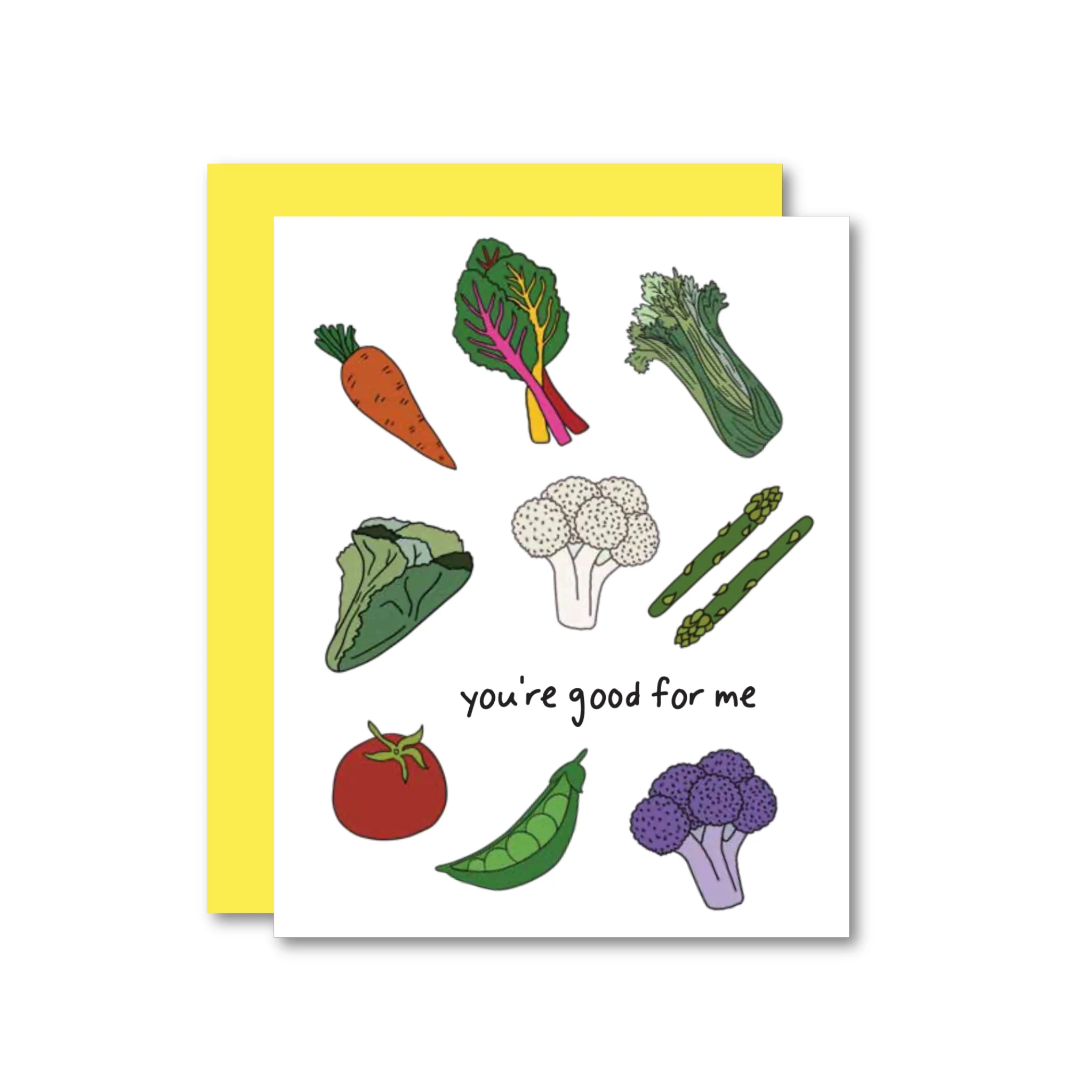 You're Good For Me Risograph Card