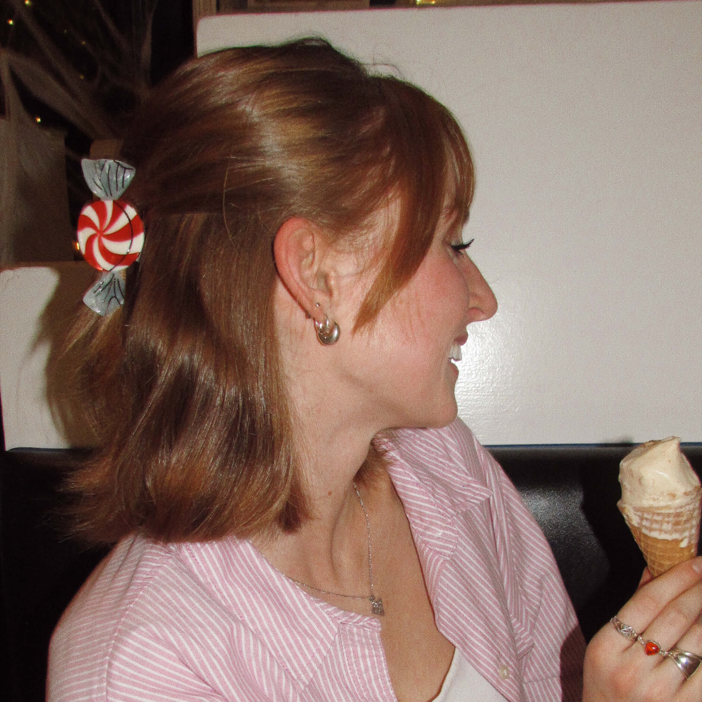 Midi Starlight Mint Hair Claw Clip