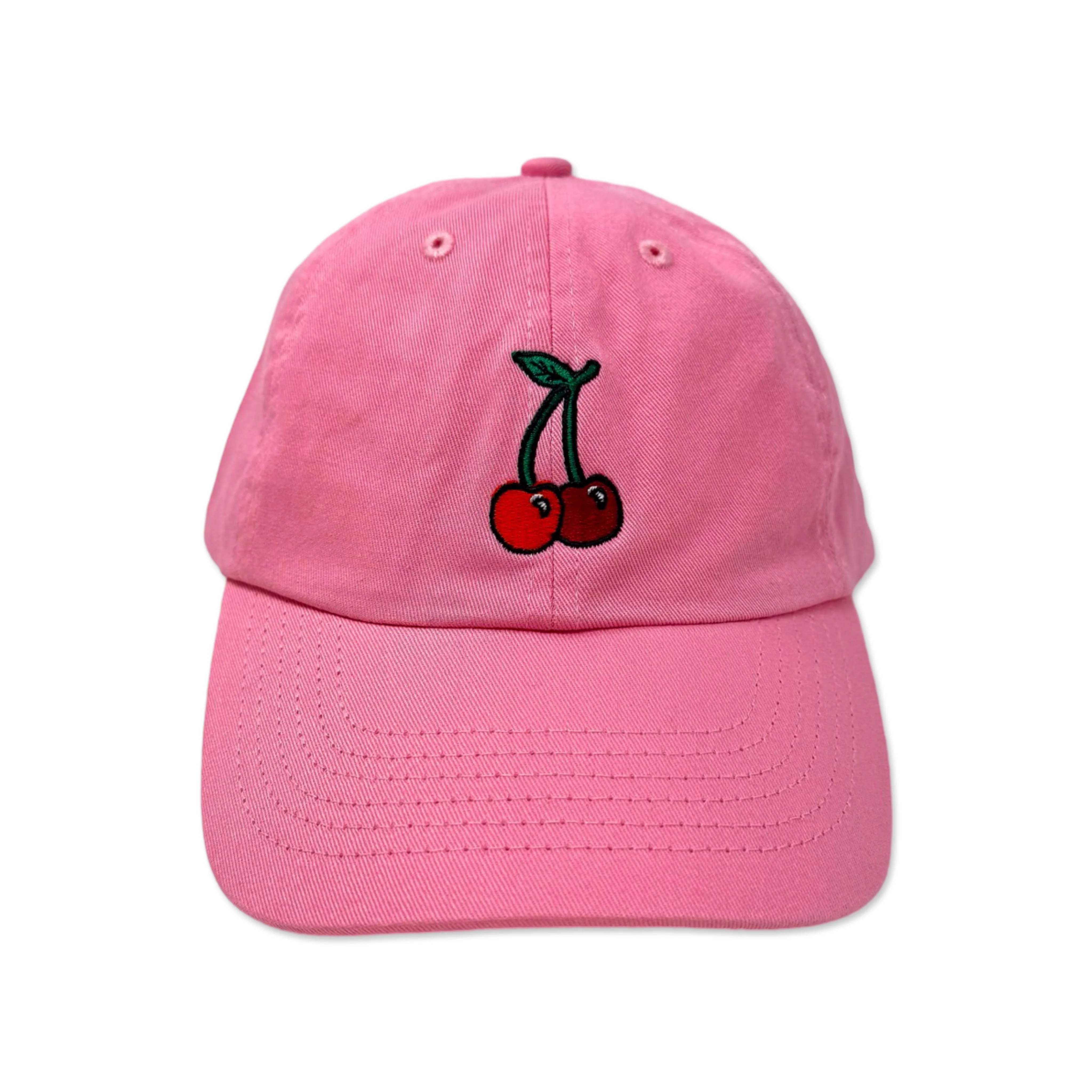 Cherries Embroidered Hat