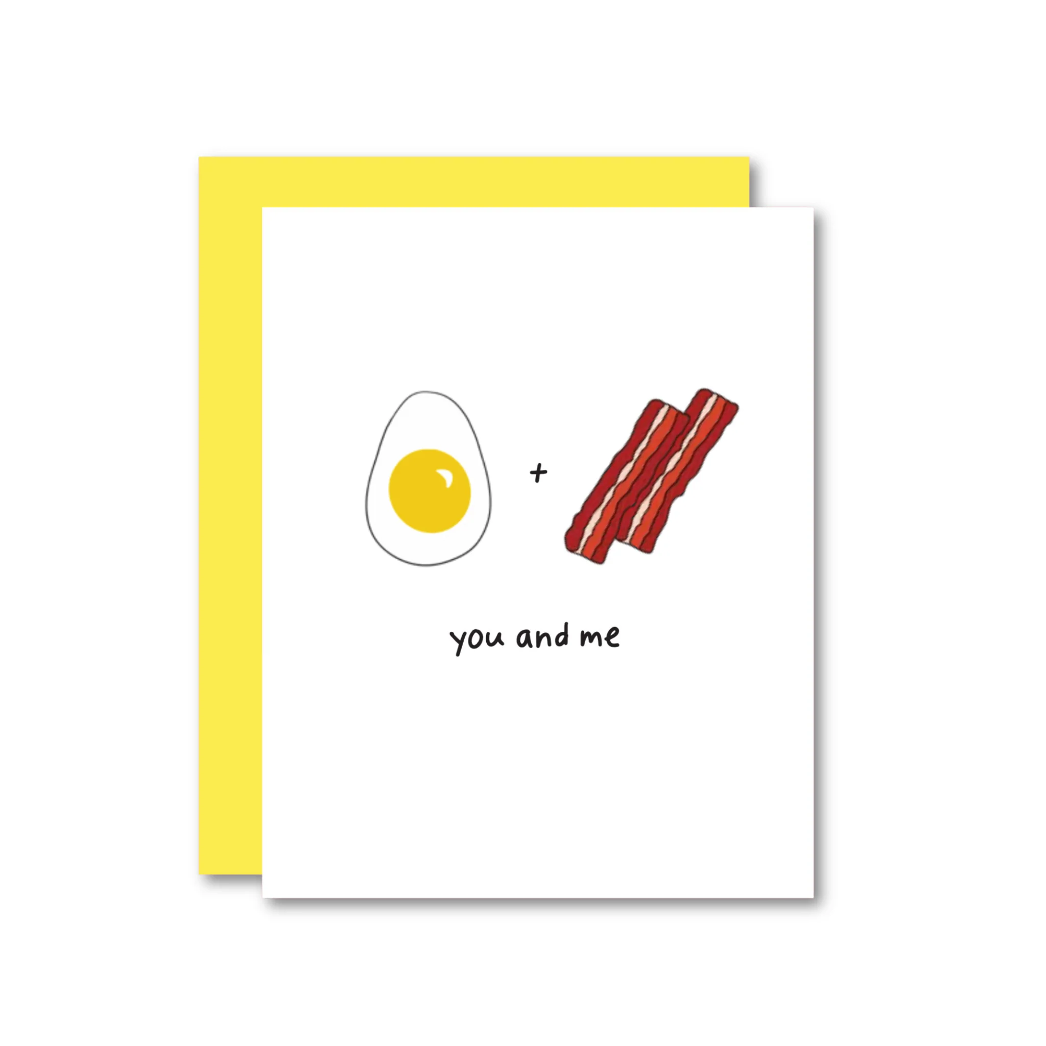 Eggs and Bacon Risograph Card