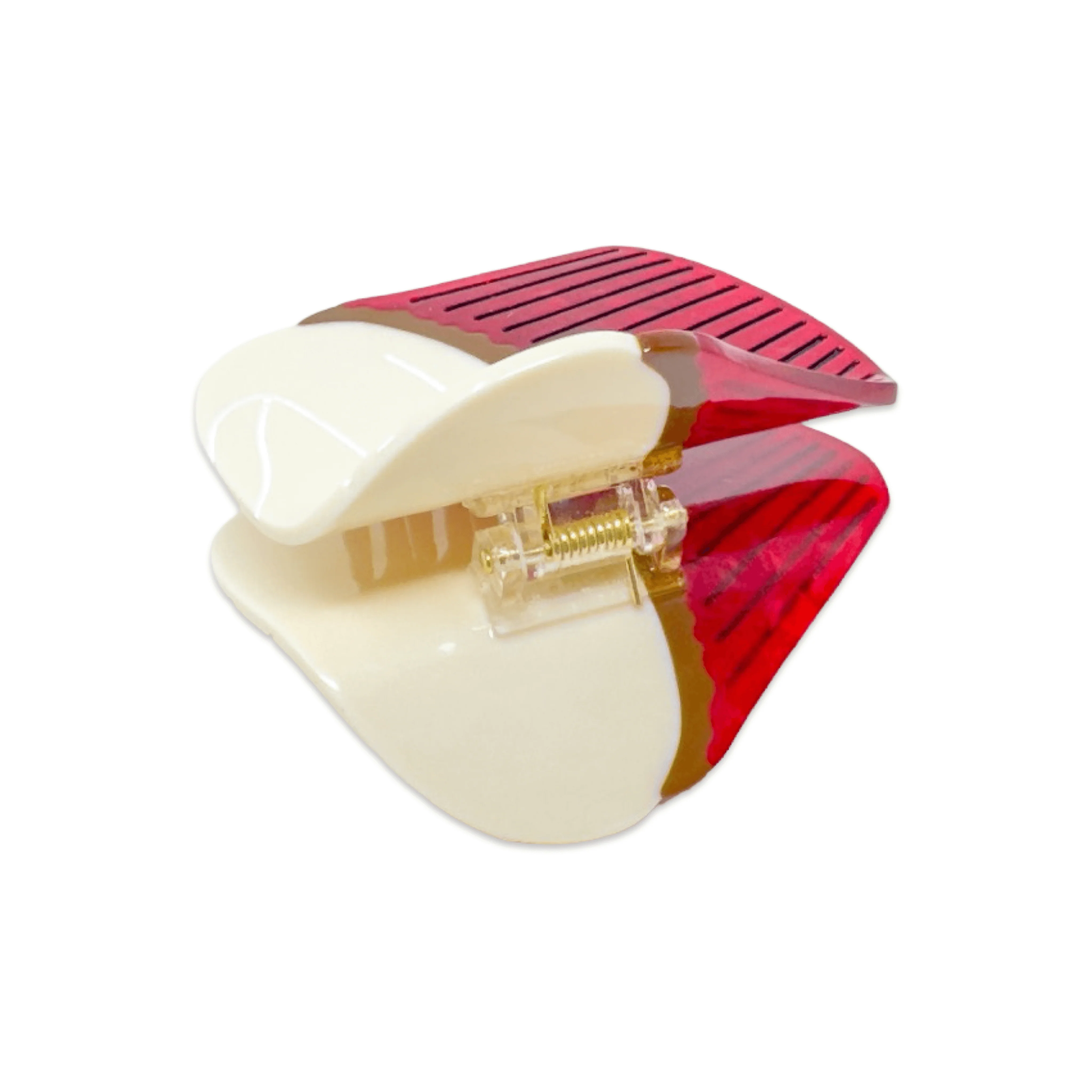 Midi Red Velvet Cupcake Hair Claw Clip