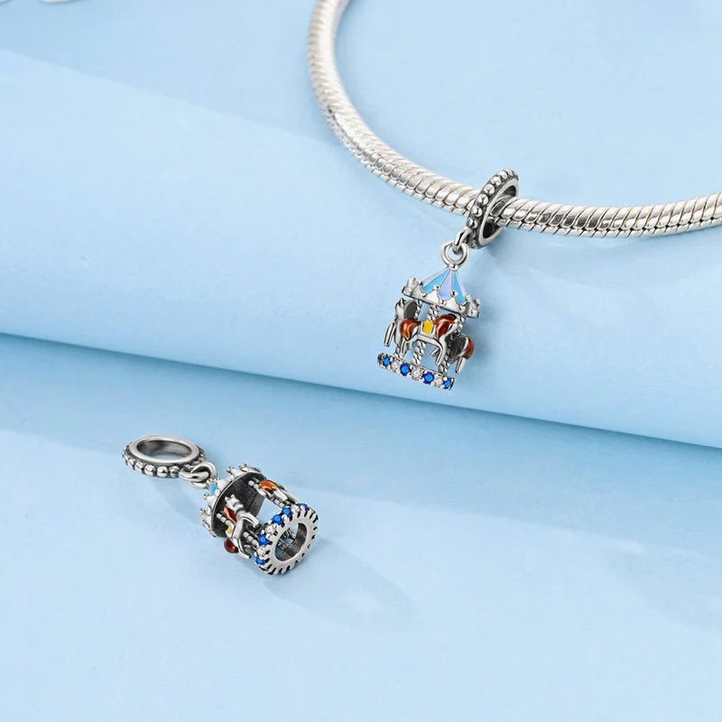Spinning Carousel Dangle Charm