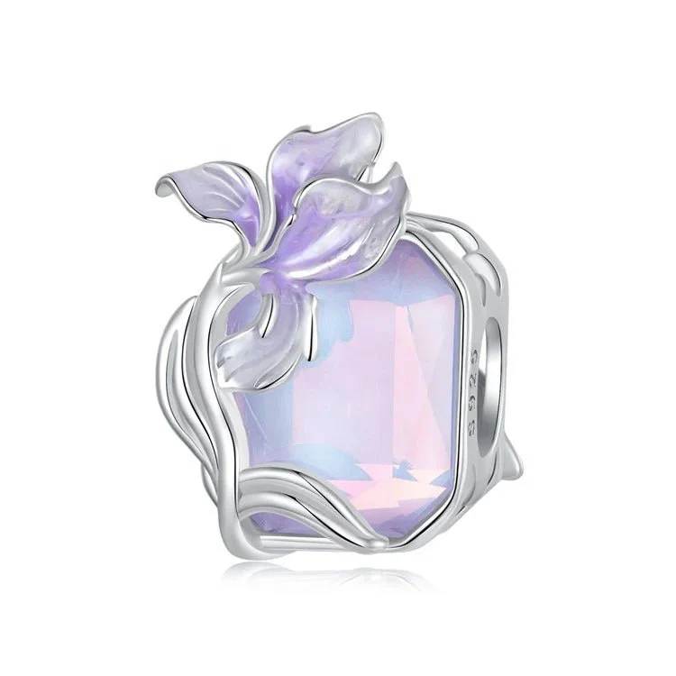 Enchanted Orchid Blossom Charm