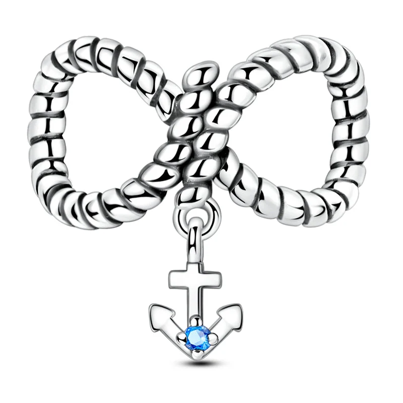 Infinity Knot with Anchor Charm