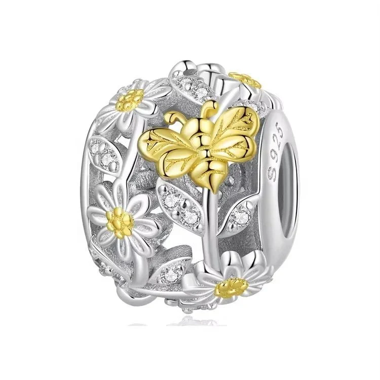 Butterfly & Floral Garden Charm