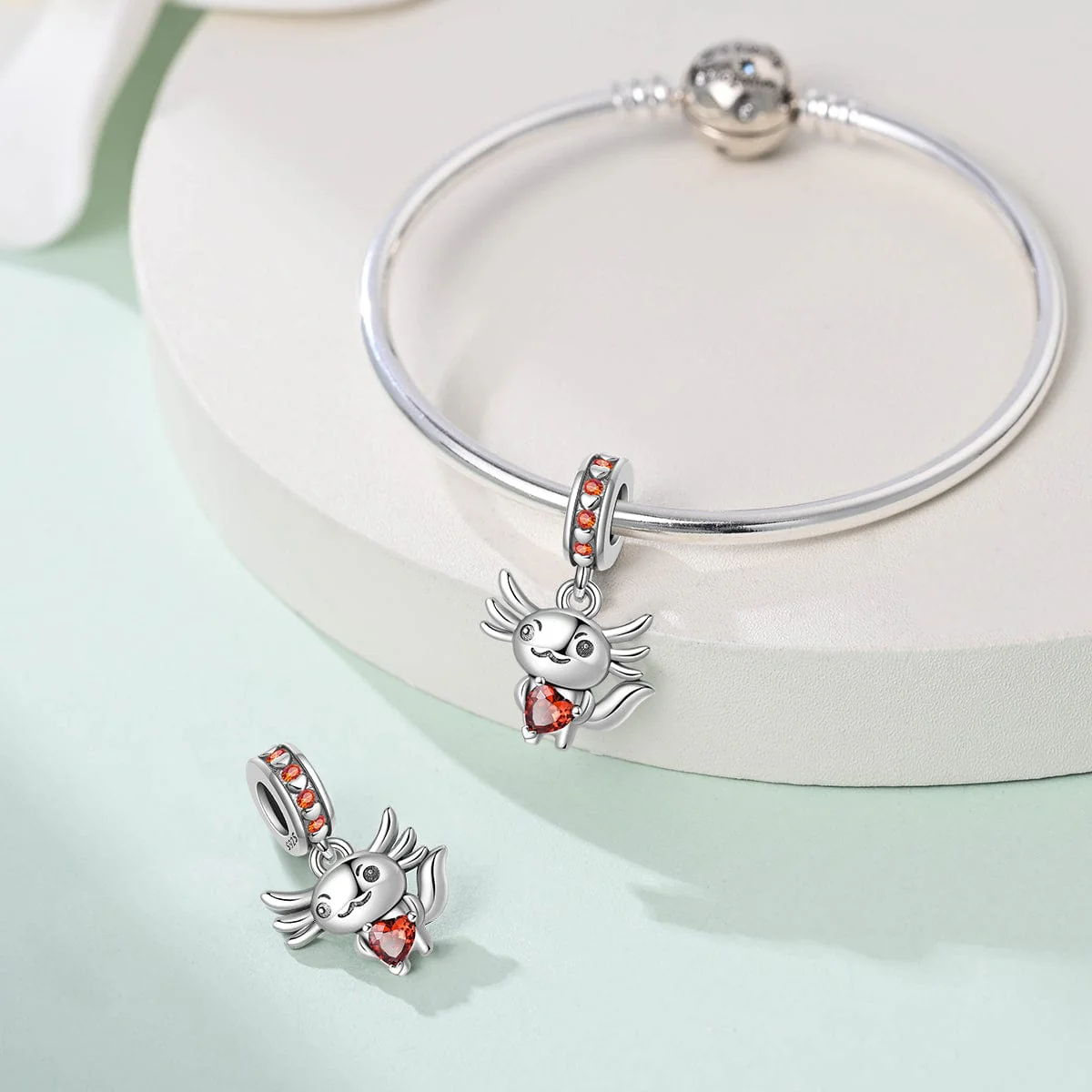 Axolotl Love Dangle Charm