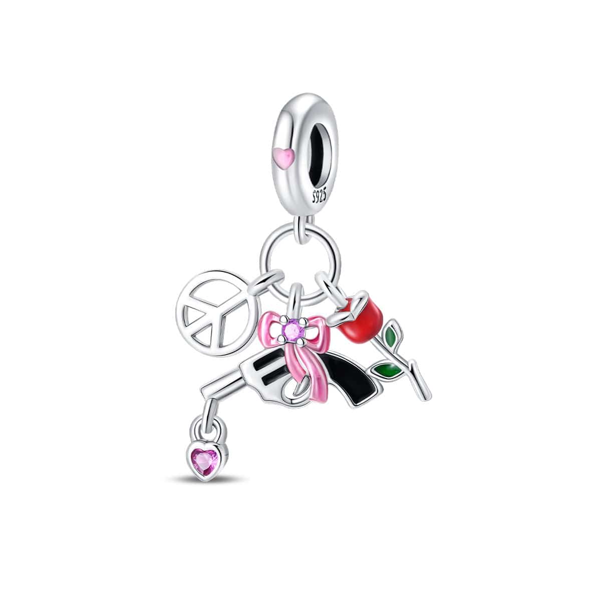 Love, Peace, and Rebellion Charm