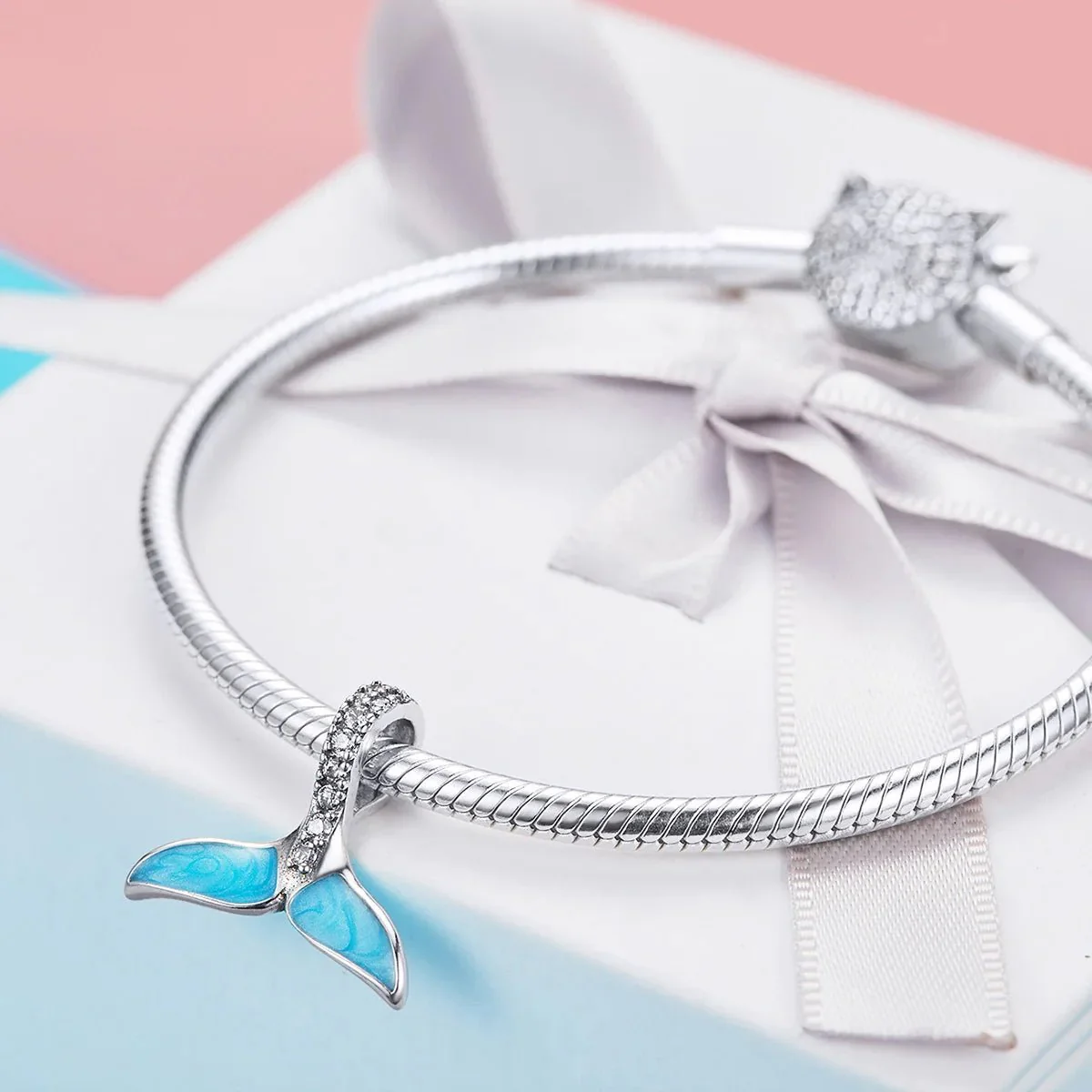 Blue Whale Tail Ocean Charm