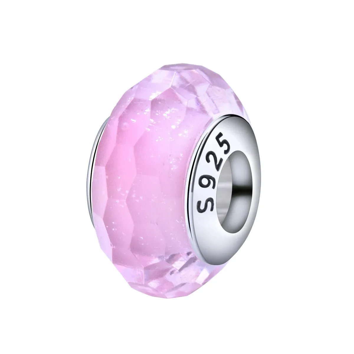 Pink Mini Murano Glass Charm