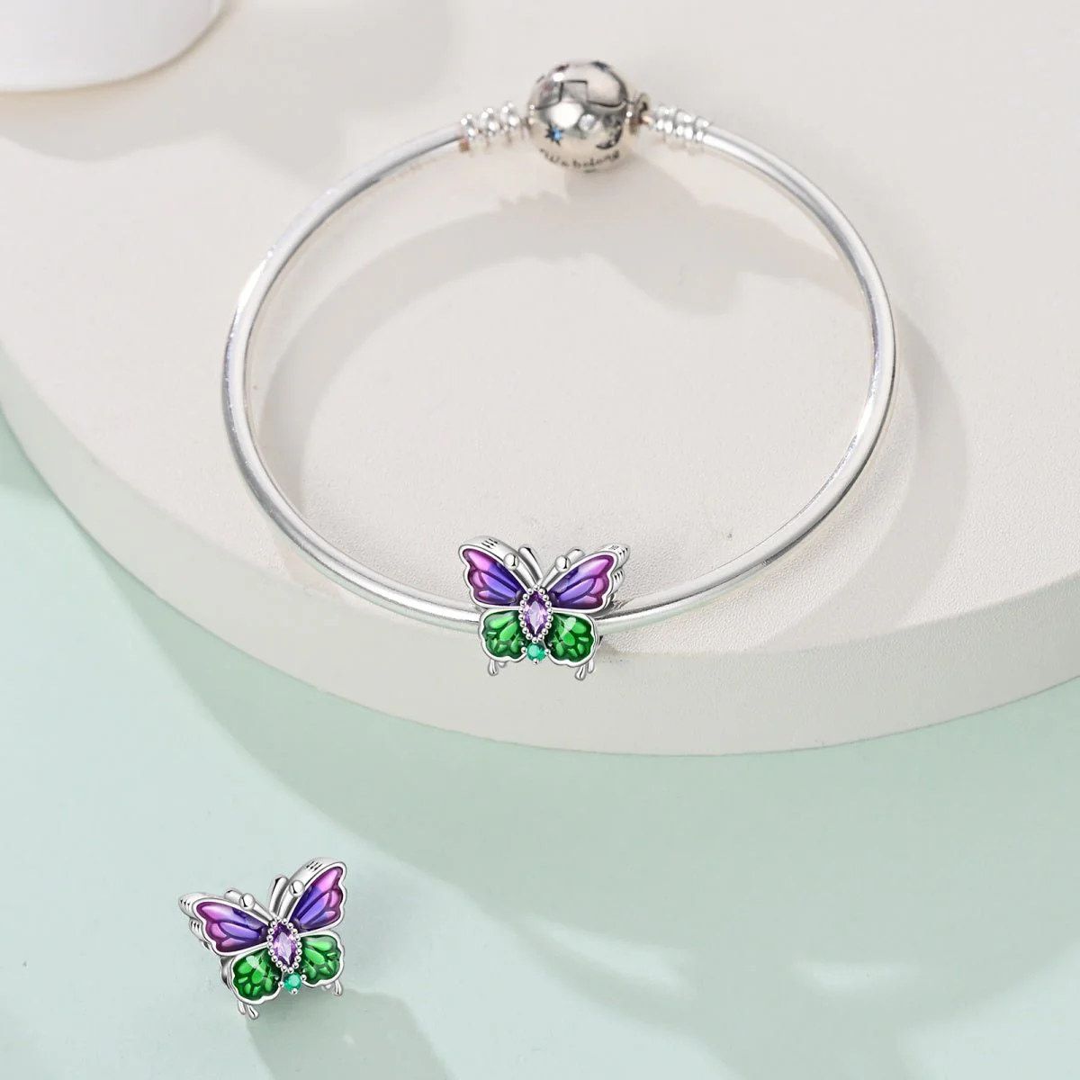 Colorful Butterfly Charm