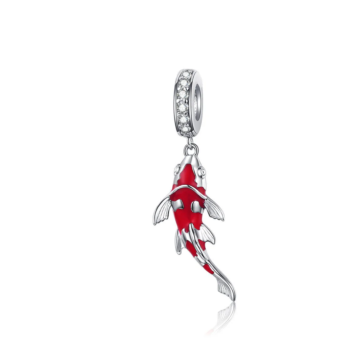 Good Fortune Koi Fish Dangle Charm