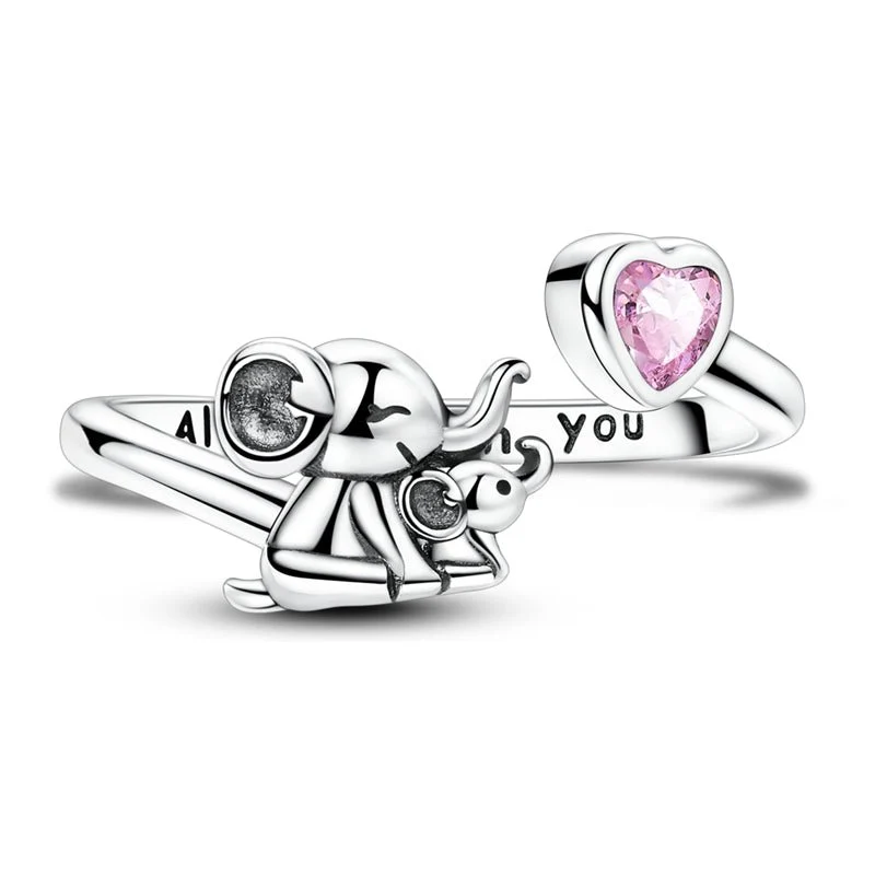 Always With You Elephant Heart Ring