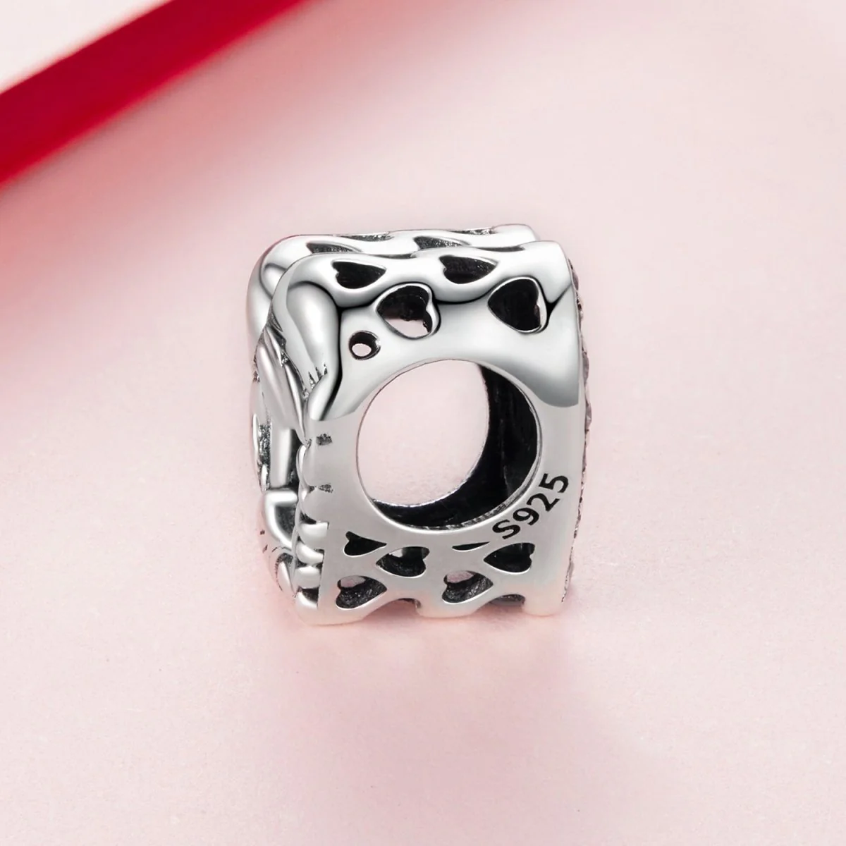 Love You Sister Heart Charm