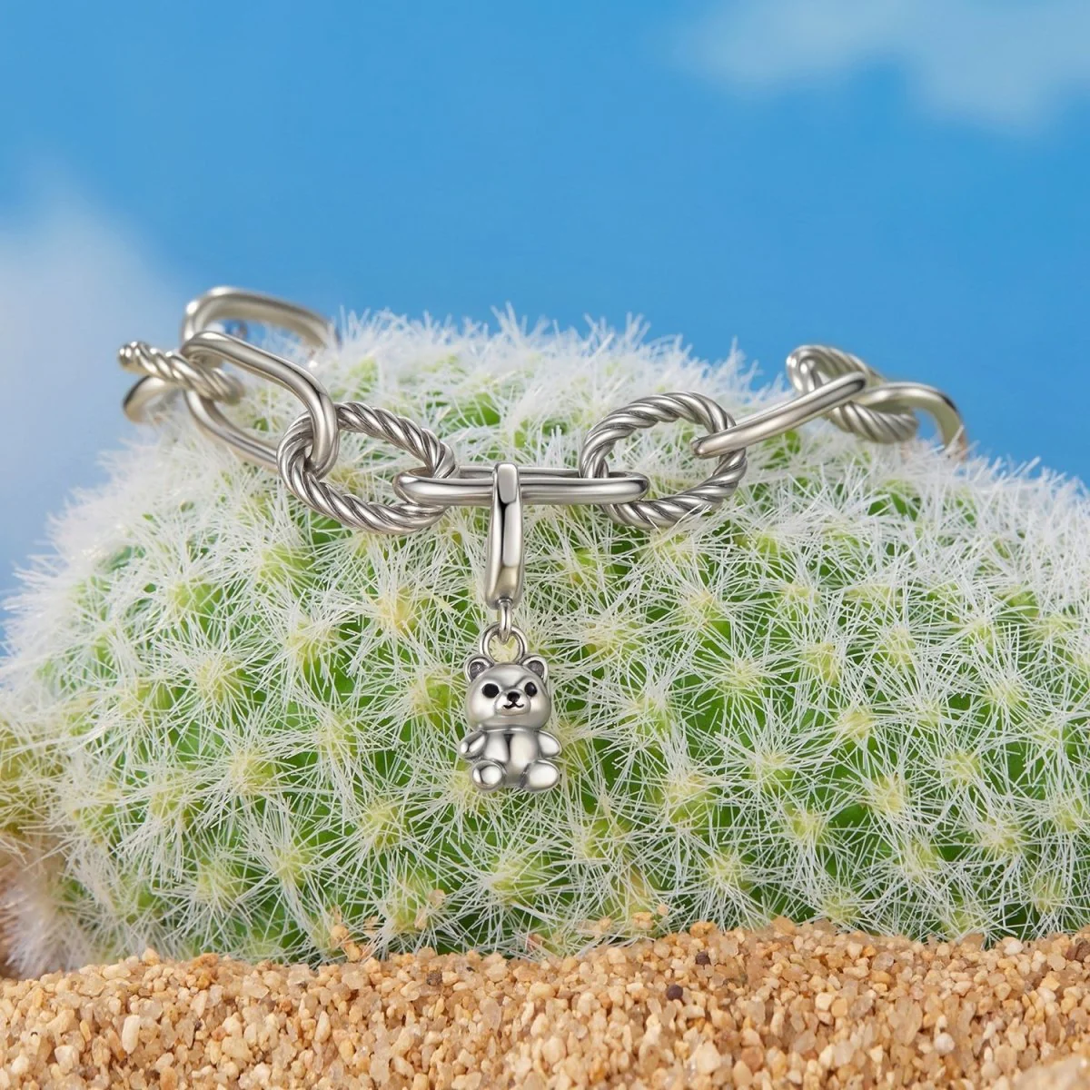 Cute Teddy Bear Dangle Charm