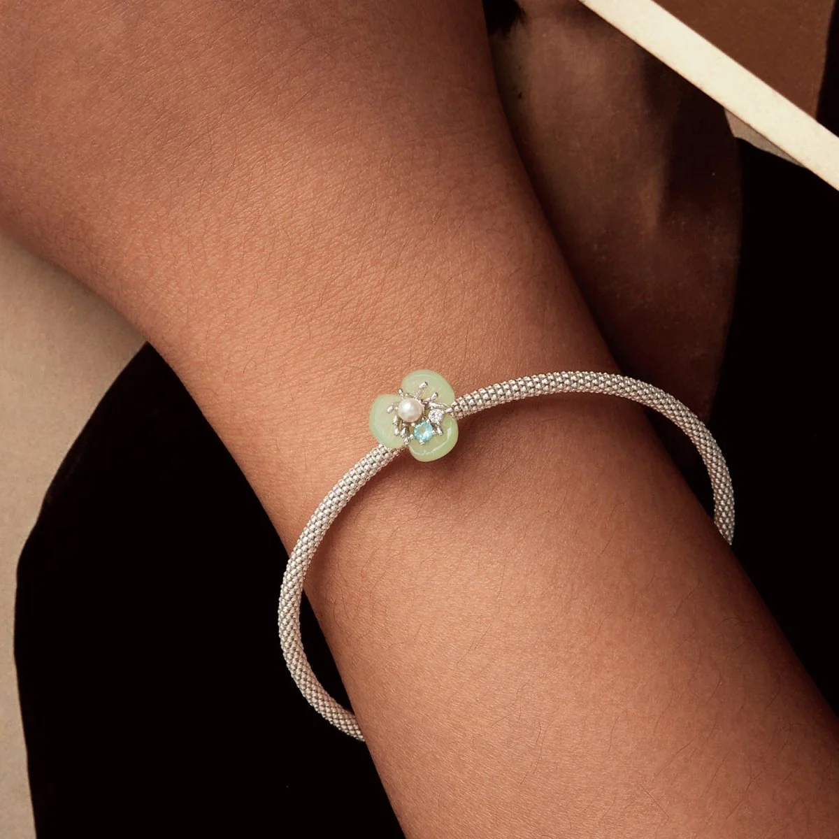 Green Blossom Charm
