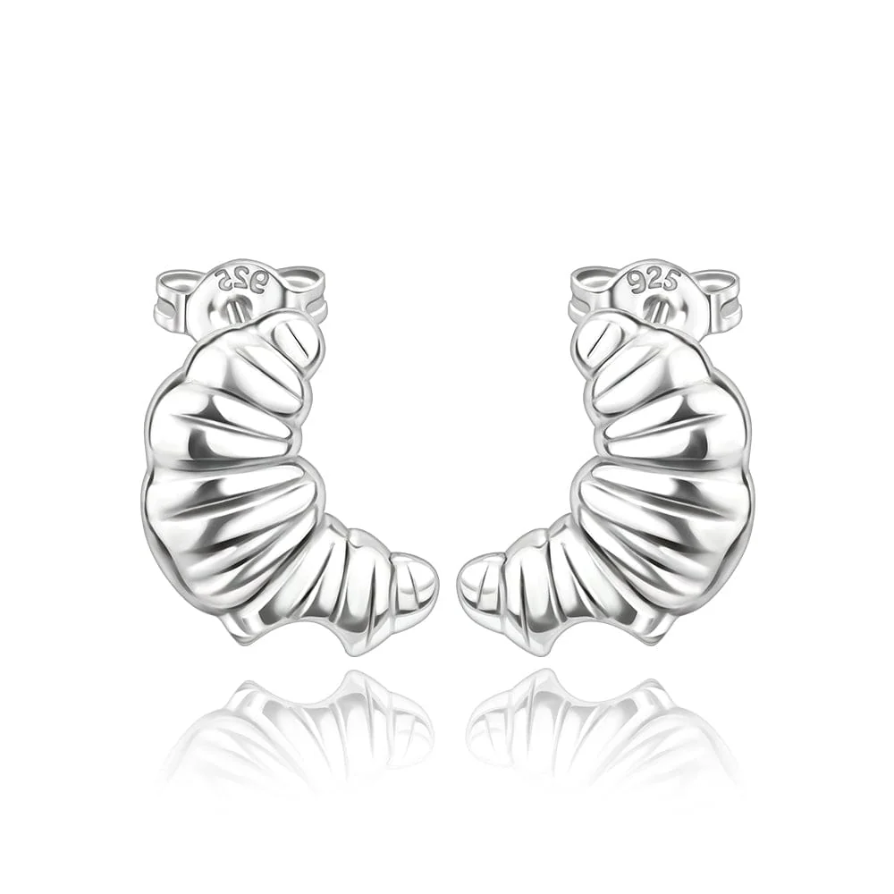 Croissant Hoop Earrings