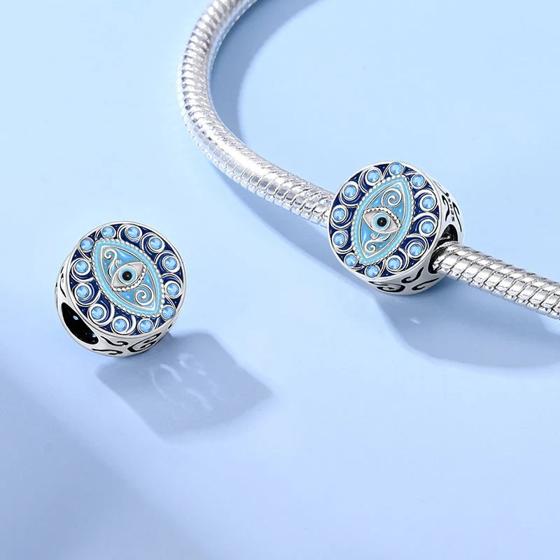 Evil Eye Round Charm