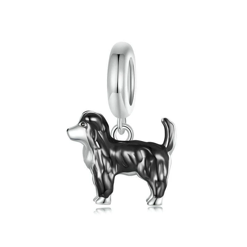 Border Collie Dangle Charm