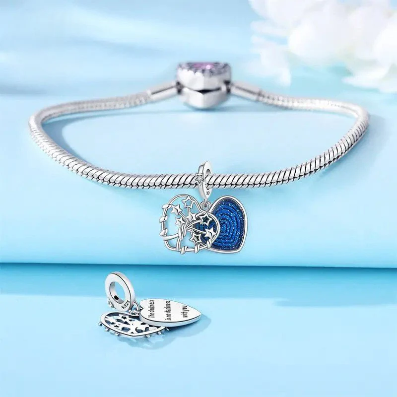 Double Dangle Tree & Galaxy Moon Charm