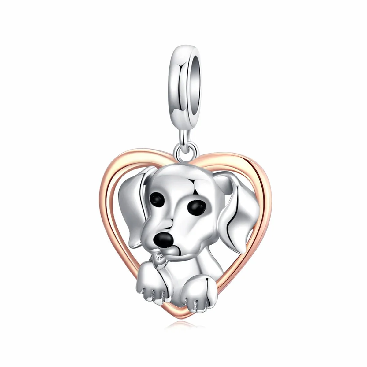 Labrador Puppy Dog Dangle Charm