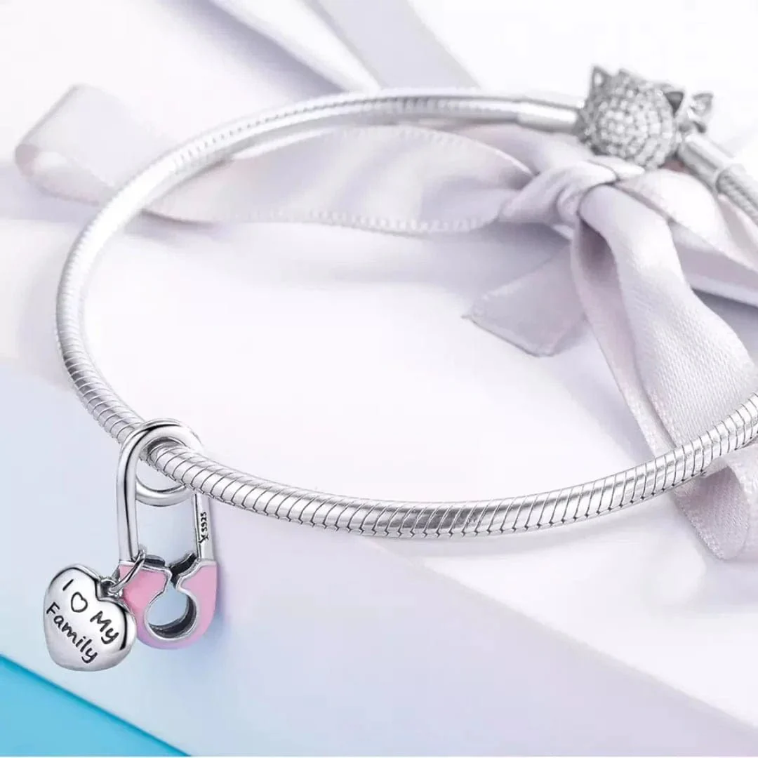 Family Love Double Dangle Charm