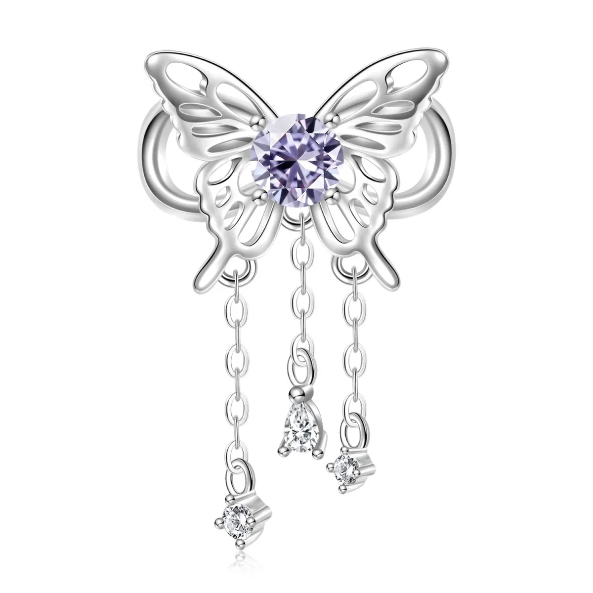 Butterfly Birthstone Dangle Charms