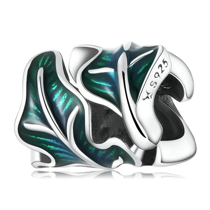 Green Monstera Leaves Charm