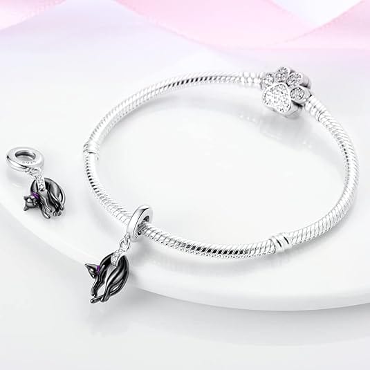 Hanging Cat Dangle Charm