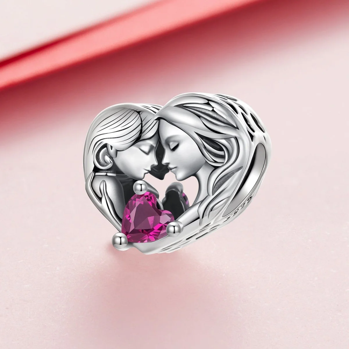 Mother and Daughter Family Charm