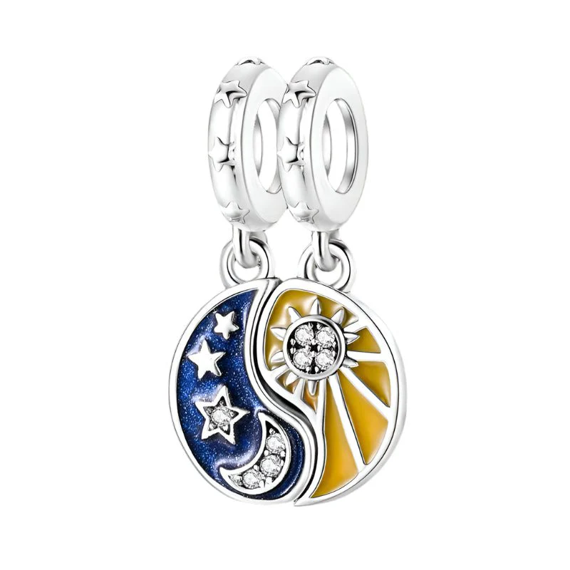 Celestial Harmony Sun & Moon Dangle Charm